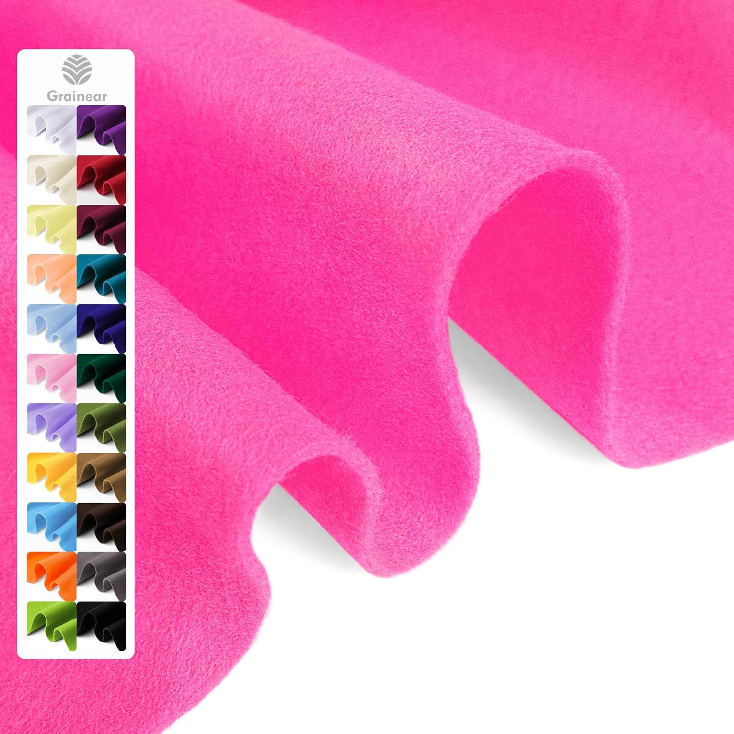 Ivory Soft Felt Fabric Sheet 36" x 36", 1.6mm Thick, Premium Craft Felt for Sewing, DIY Projects, Decorations, Art and Kids School Projects - Image 8