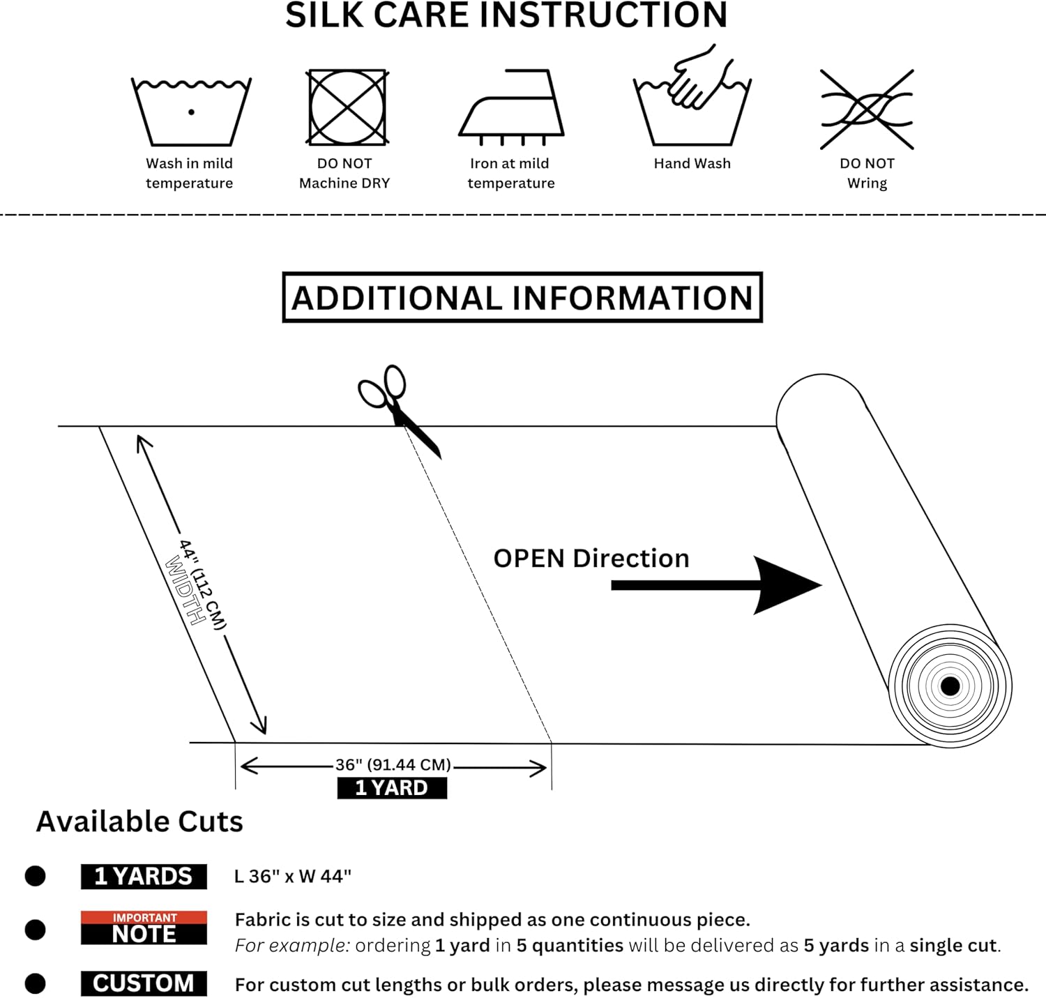 Alternative view of 100% Pure Mulberry Silk Fabric by The Yard u2013 Premium Solid Color Silk Fabric, Cut-to-Size, Soft and Luxurious for Sewing, DIY Crafts, Dresses, Bedding (Purple #83)