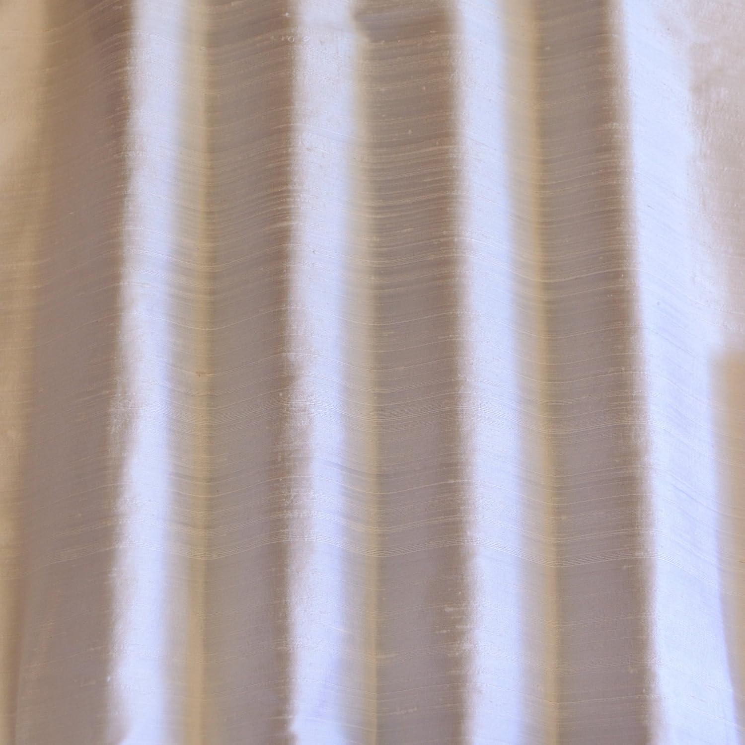 Alternative view of 44" Wide - White Dupioni Silk, 100% Silk Fabric, by The Yard