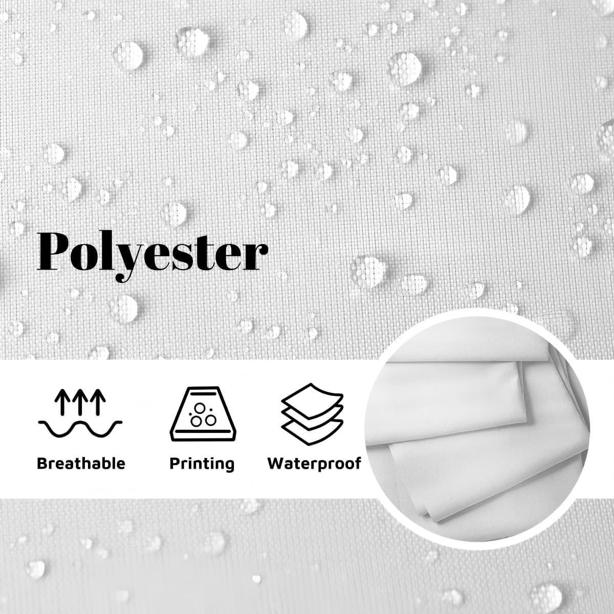 Boho Fabric by The Yard Bohemian Wavy Upholstery Fabric Rainbow Embroidered Waves Print Decorative Fabric Geometric Tribal Ethnic Colorful Abstract Polyester Indoor Outdoor Fabric, 1 Yard - Image 5