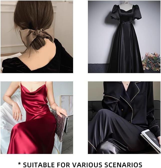 1 Yard 63" Wide Rose Gold Silky Satin Fabric for Wedding,Decoration,Party,Fashion,Apparel,DIY Crafting,Sewing - Image 3