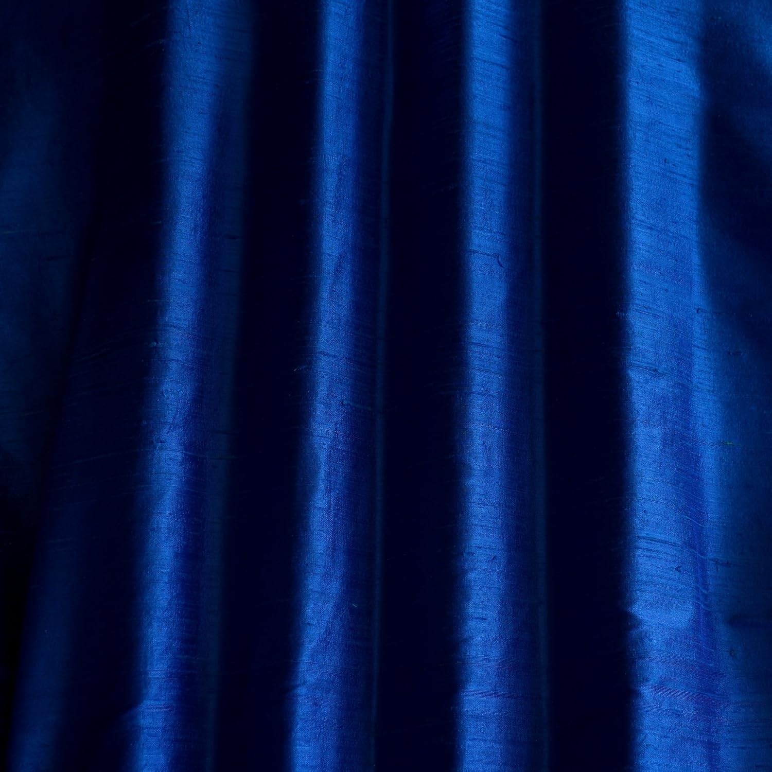 Alternative view of 44" Wide - Royal Blue Dupioni Silk, 100% Silk Fabric, by The Yard