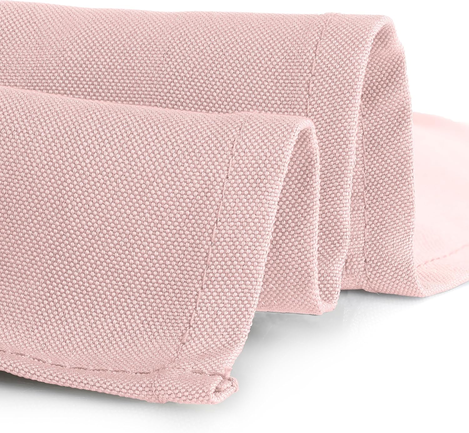 Gee Di Moda Fitted Tablecloth - 48 x 30 Inch Pink Floor-Length Fitted Table Cloth for 4 Foot Rectangle Table, Heavy Duty Washable Fabric for Parties, Dinner, Weddings, Baby Shower & Trade Show