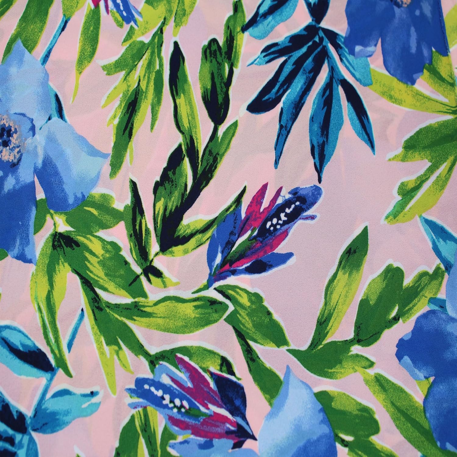 58" Wide Printed 100% Polyester Wool Dobby Hi Multi Chiffon Fabric by The Yard - No Stretch, 120 GSM, Lightweight, Soft & Breezy for Apparel, Accessories & DIY - Image 4