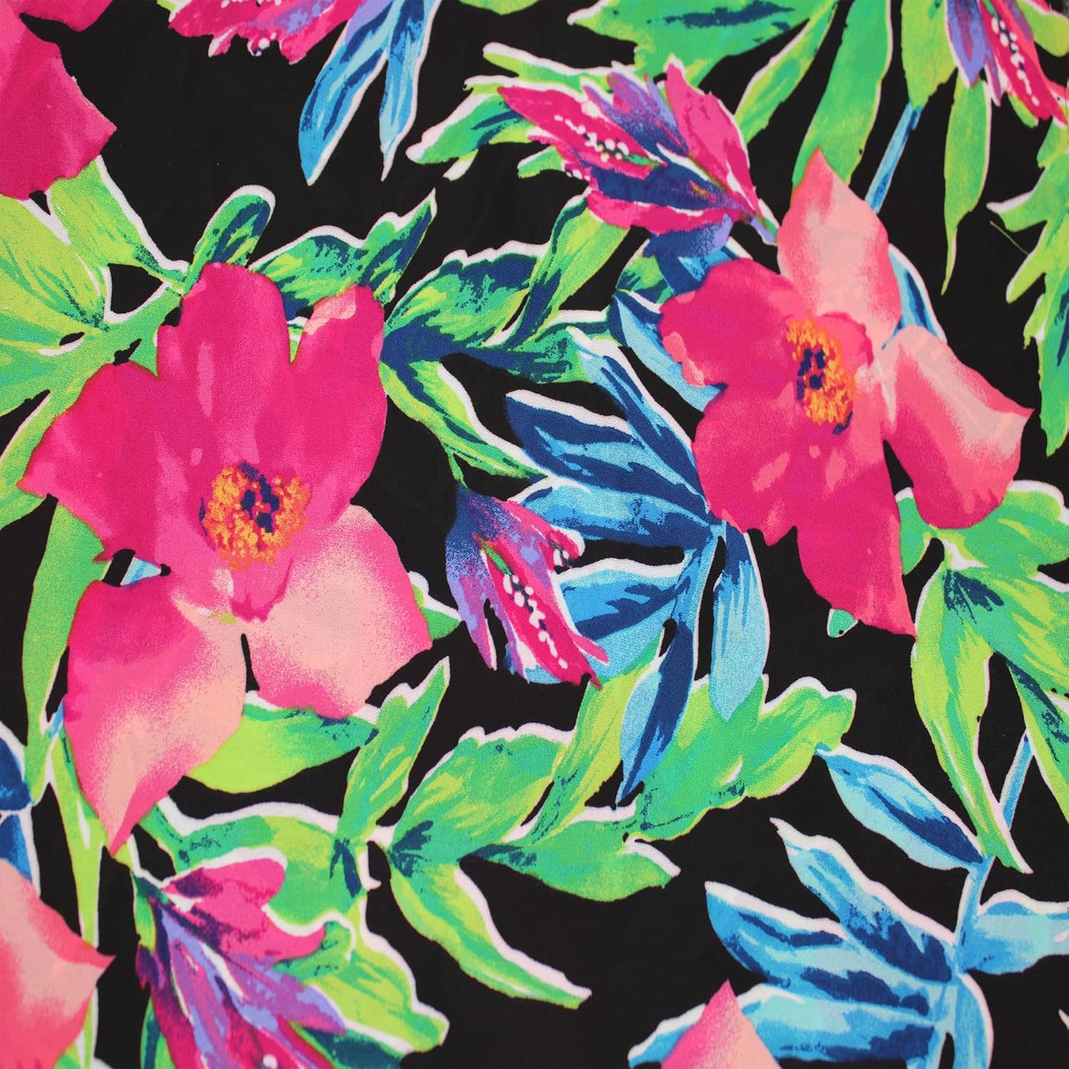 58" Wide Printed 100% Polyester Wool Dobby Hi Multi Chiffon Fabric by The Yard - No Stretch, 120 GSM, Lightweight, Soft & Breezy for Apparel, Accessories & DIY - Image 6