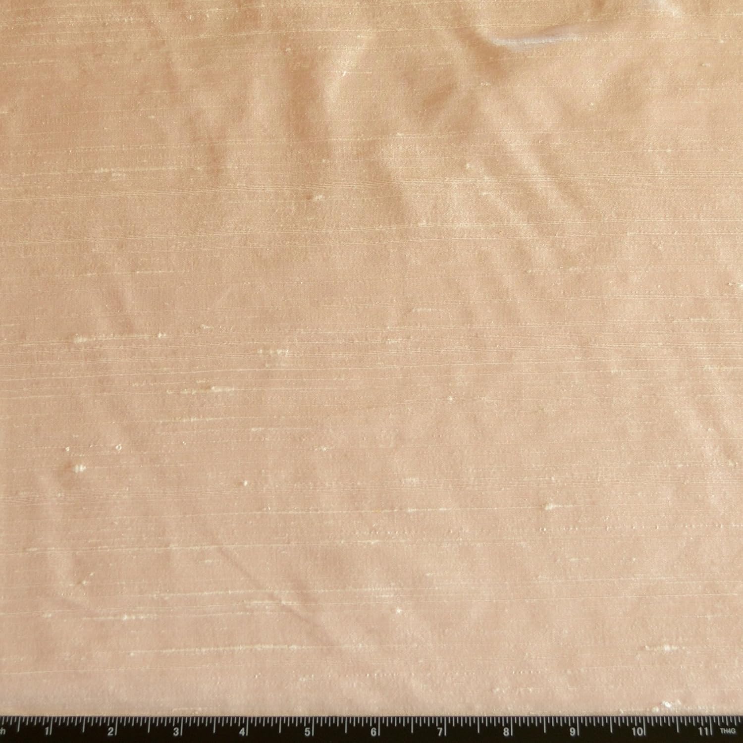 44" Wide - Iridescent Baby Pink Dupioni Silk, 100% Silk Fabric, by The Yard