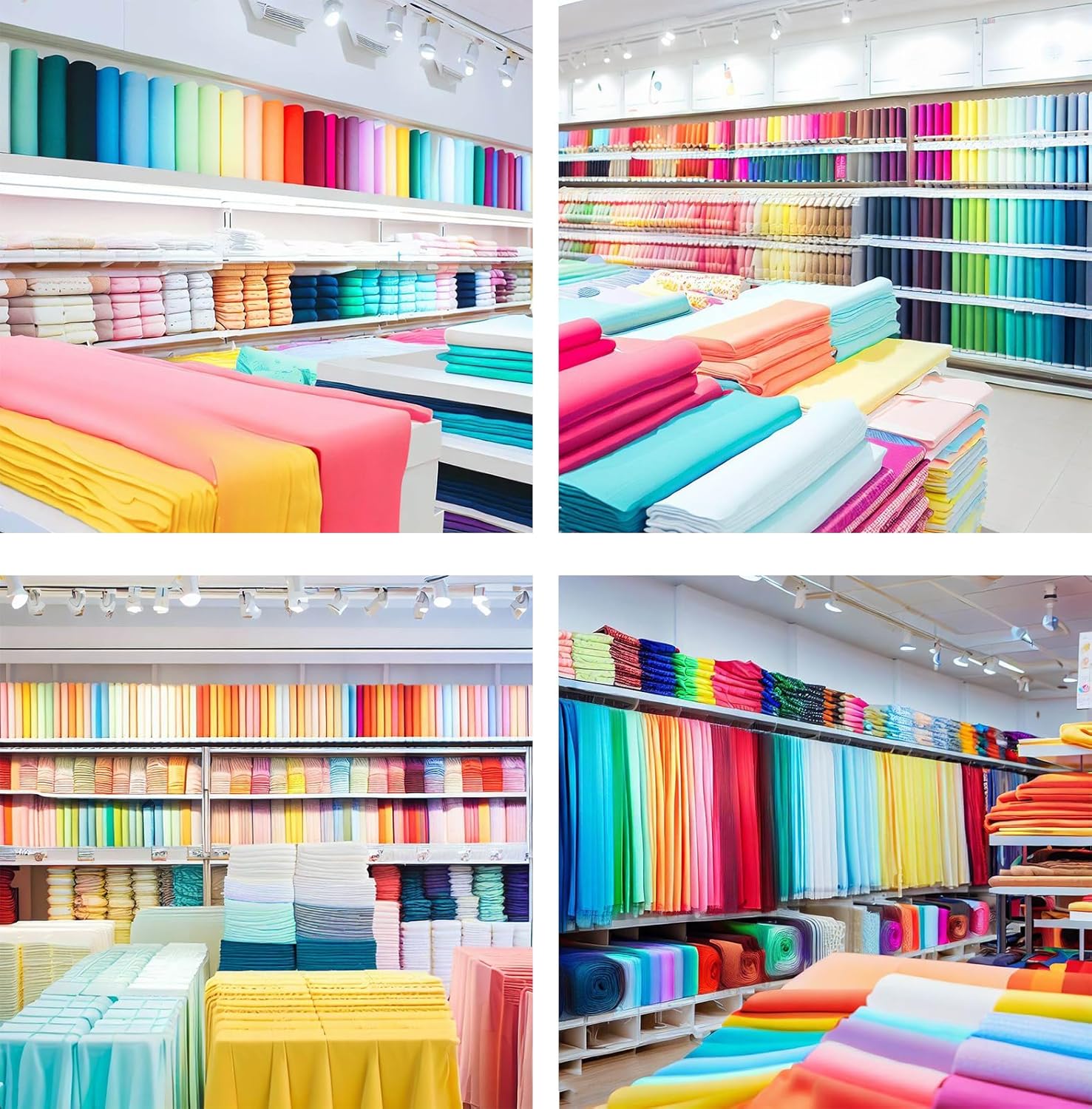 Barcelonetta | Poly Cotton Fabric for Sewing | Broadcloth Fabric | by The Yard | 60" Wide Roll | Lightweight, Breathable | Lining, Home Textile, Skirts, Tote Bags (Navy, 2 Yard) - Image 6