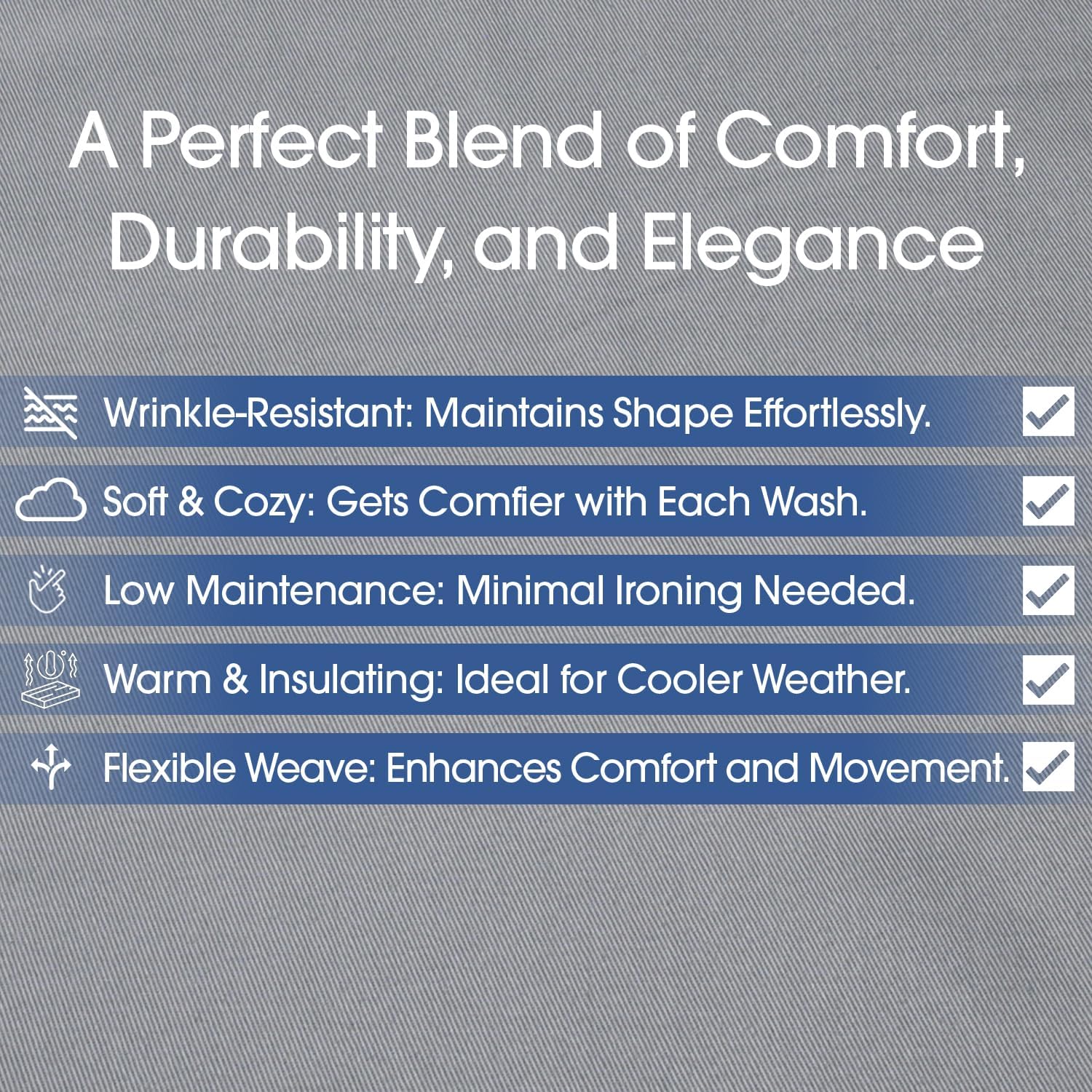 Pico Textiles 1 Yard Silver Poly Cotton Twill Fabric - 65% Polyester 35% Cotton - 60" Wide - Sold by The Yard - for Pants, Jackets, Skirts, Upholstery, and Work Uniforms - Image 4