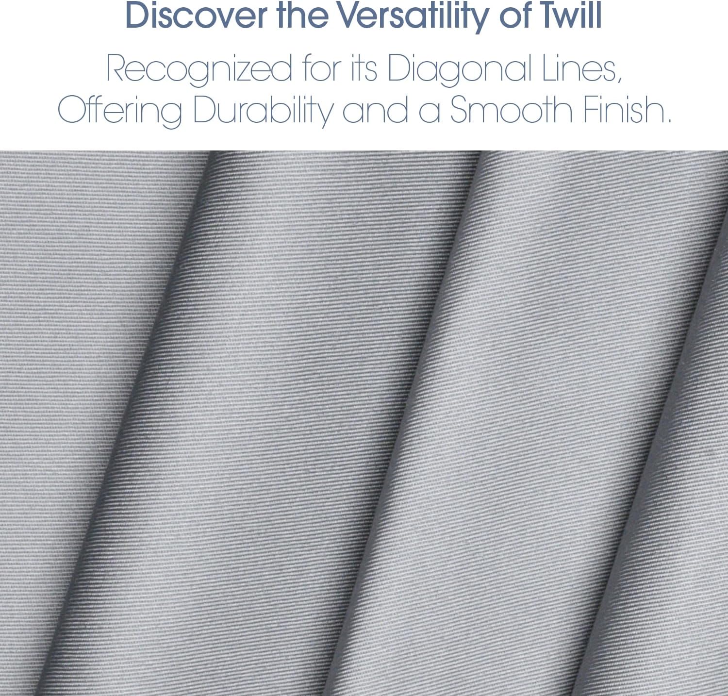 Pico Textiles 1 Yard Silver Poly Cotton Twill Fabric - 65% Polyester 35% Cotton - 60" Wide - Sold by The Yard - for Pants, Jackets, Skirts, Upholstery, and Work Uniforms - Image 7
