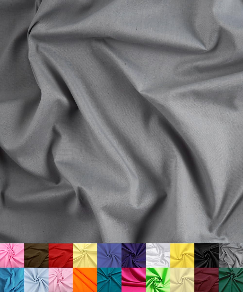 Barcelonetta | Poly Cotton Fabric for Sewing | Broadcloth Fabric | by The Yard | 60" Wide Roll | Lightweight, Breathable | Lining, Home Textile, Skirts, Tote Bags (Navy, 2 Yard) - Image 9