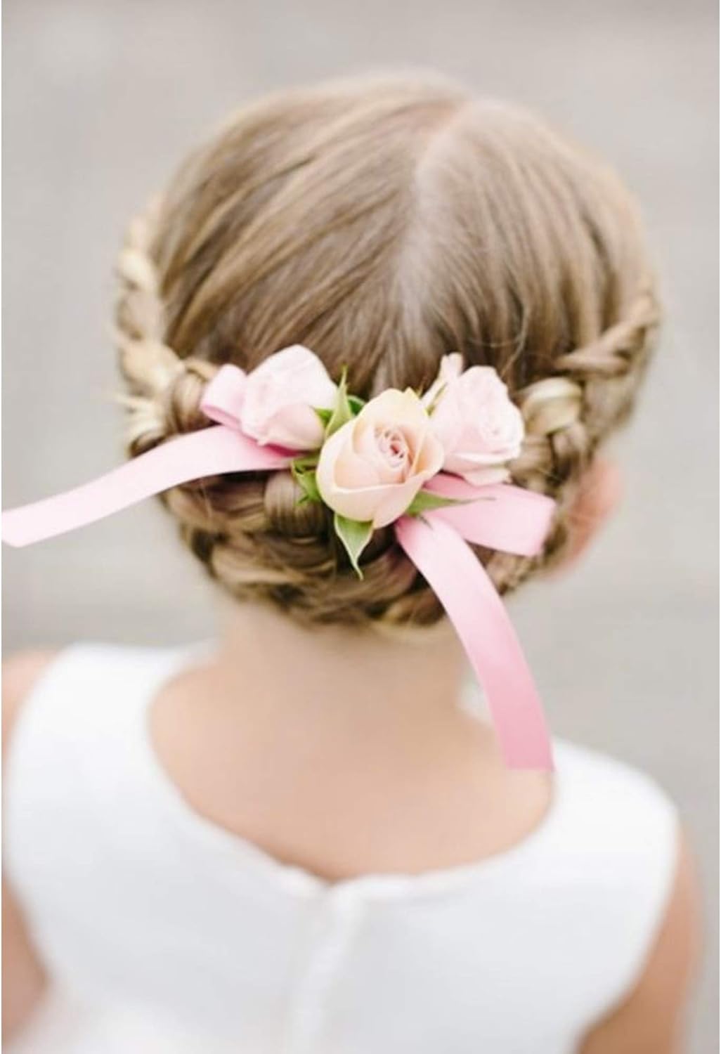 VATIN Double Face Pearl Pink Satin Ribbon 5/8" Continuous 25 Yards,Pink Polyester Fabric Ribbon use for Bows Bouquet, Gift Wrapping, Floral Arrangement Wedding Decoration