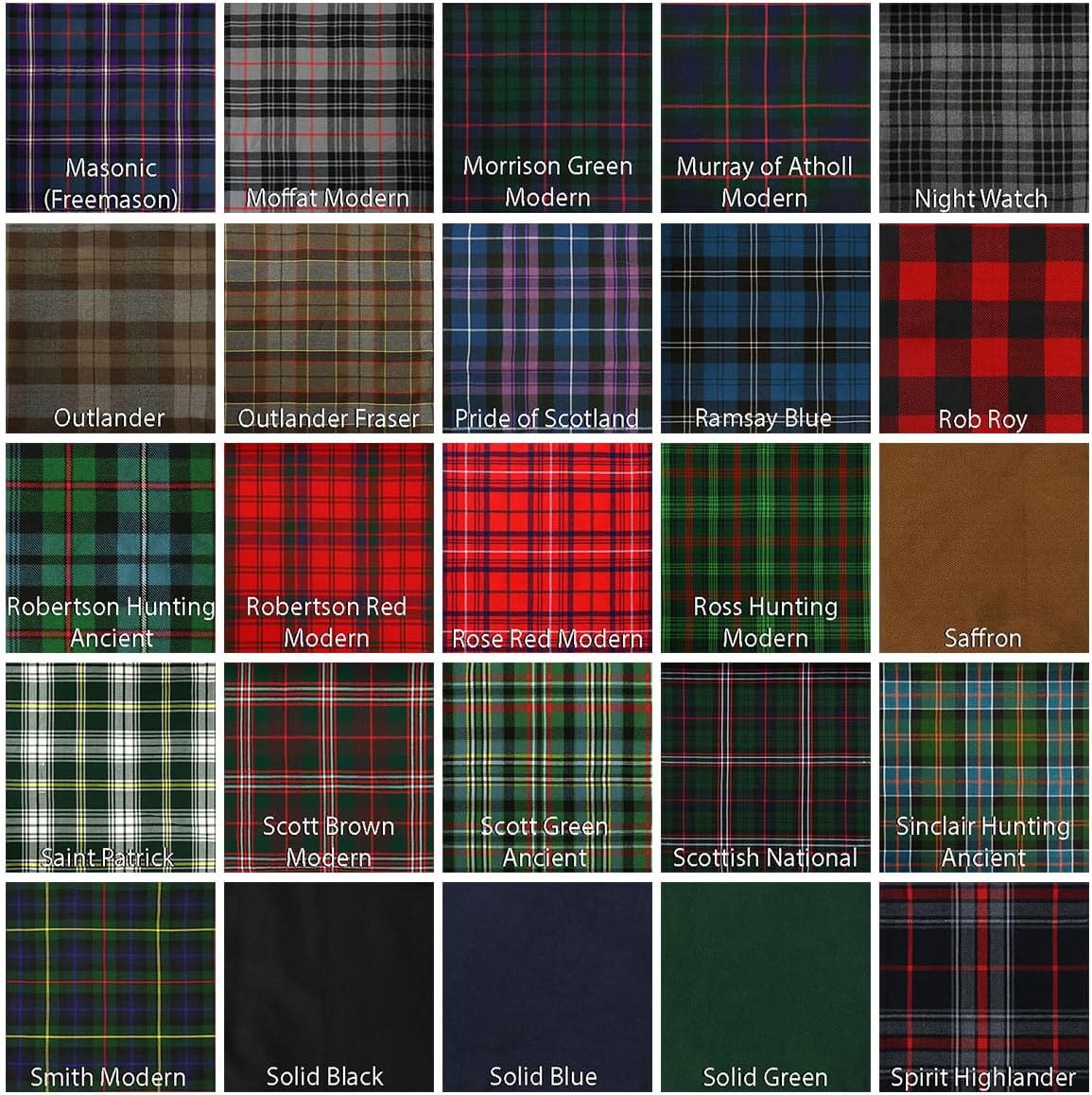 Homespun Wool Blend Plaid Tartan Fabric by The Yard (Outlander) - Image 4