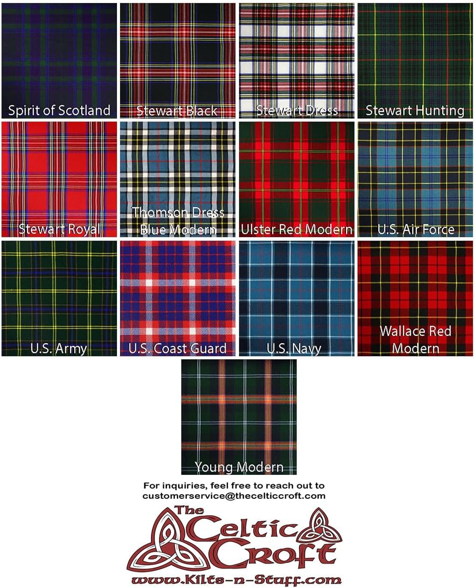 Homespun Wool Blend Plaid Tartan Fabric by The Yard (Outlander) - Image 5