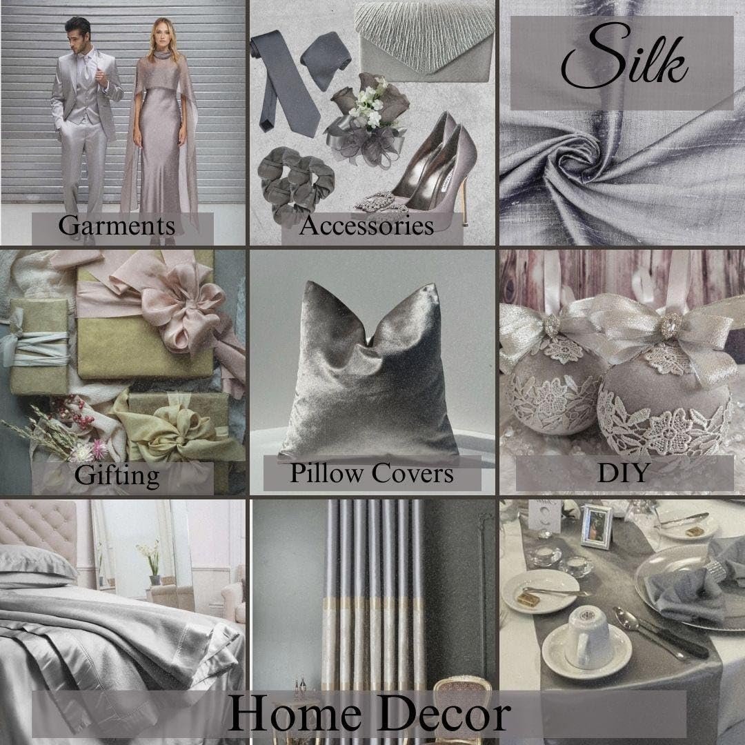 Fabric Mart Direct Peacock Blue Art Silk Fabric by The Yard, 1 Yard 42 inches Width Slubeed Faux Silk Solid Color Blue Wholesale Upholstery Fabric for Curtains Bridal Dress Drapes - Image 7