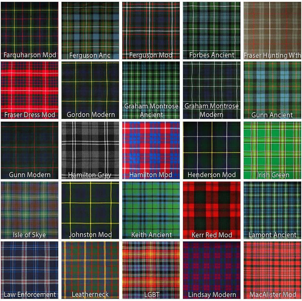 Alternative view of Homespun Wool Blend Plaid Tartan Fabric by The Yard (Outlander)