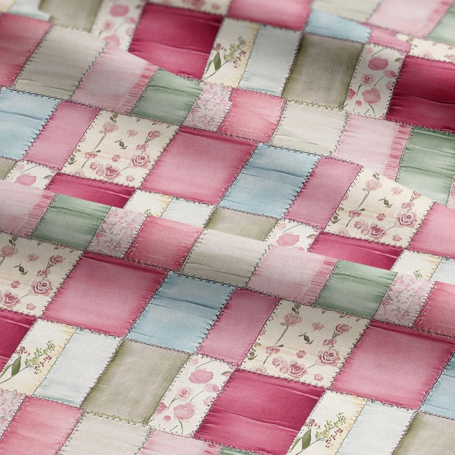 100% Cotton Fabric by The Yard u2013 Turkish Quality Quilting & Sewing Fabric, 1 Yard x 1.69 Yards Wide, Patchwork Cotton for Crafts - Image 7