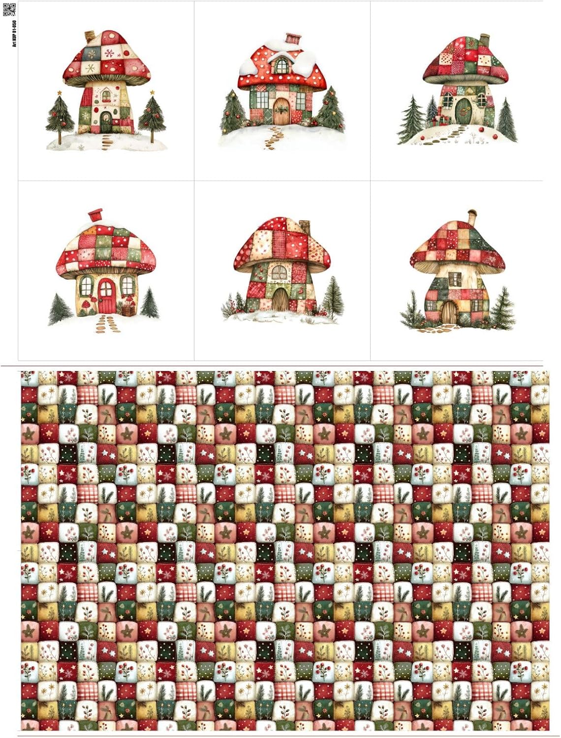 100% Cotton Fabric by The Yard u2013 Turkish Quality Quilting & Sewing Fabric, 1 Yard x 1.69 Yards Wide, Patchwork Cotton for Crafts - Image 9