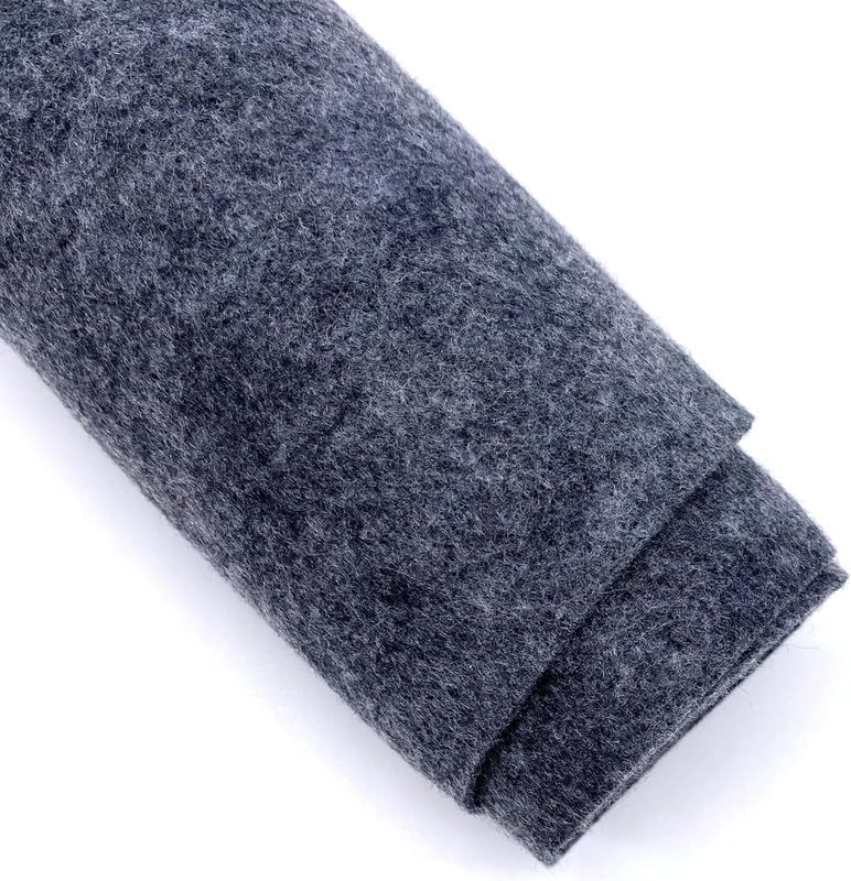 Ice Fabrics Craft Felt Fabric by The Yard - 72" Wide & 1.6mm Thick Acrylic Felt - Soft and Durable Charcoal Fabric for DIY Arts & Crafts, Decorations and More - Half Yard Charcoal - Image 5