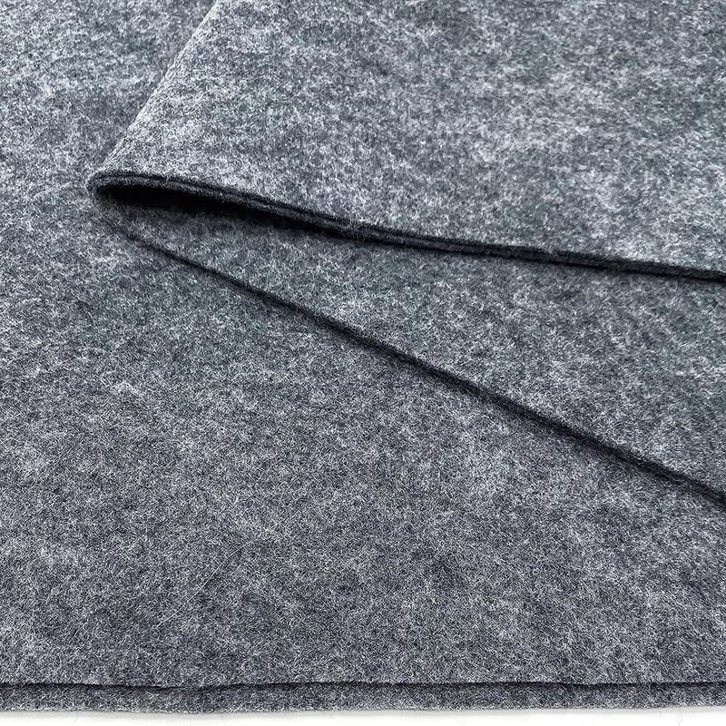 Ice Fabrics Craft Felt Fabric by The Yard - 72" Wide & 1.6mm Thick Acrylic Felt - Soft and Durable Charcoal Fabric for DIY Arts & Crafts, Decorations and More - Half Yard Charcoal