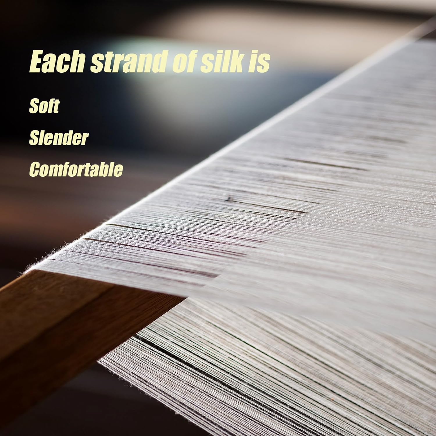 Byitre 8 m/m 100 Pure Mulberry Silk habotai Fabric - Fabric by 1 Yard - Solid Fabrics for Sewing Summer Dresses, Linings, Wedding Dresses, Crafts and DIY(Light White) - Image 3