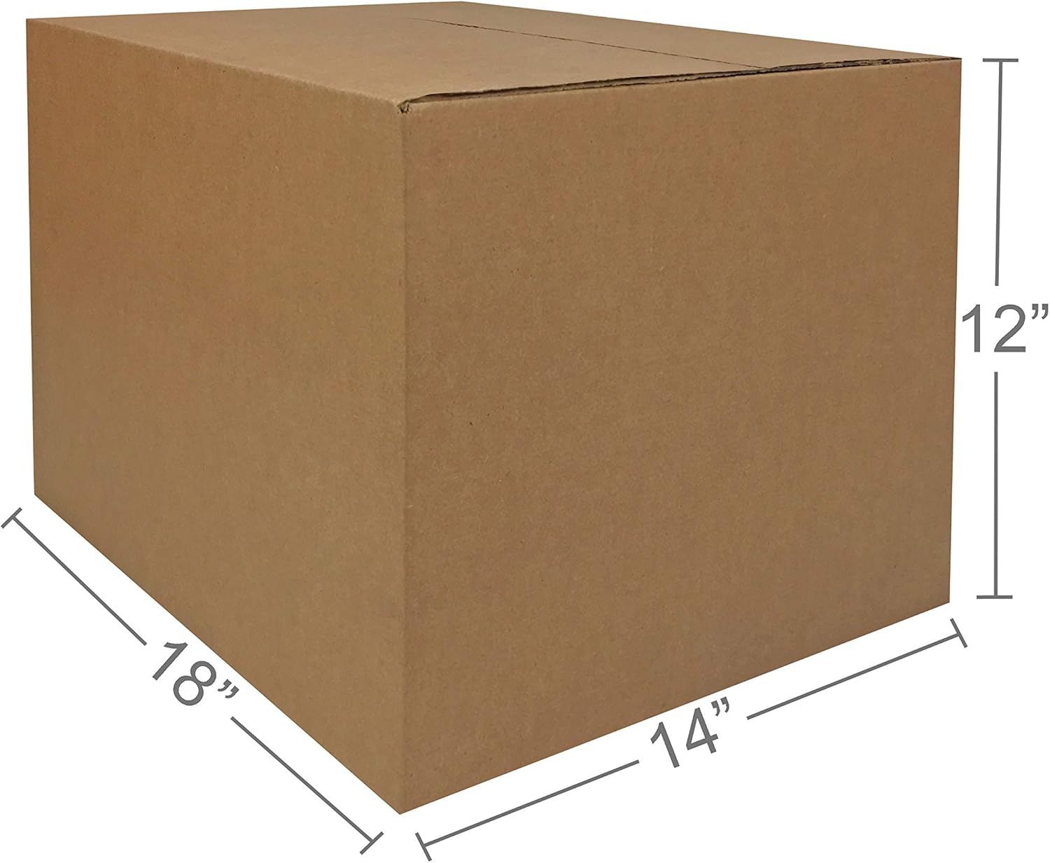 Alternative view of Amazon Basics Cardboard Shipping and Packing Moving Boxes, 10 Pack, Medium, Brown, 18" x 14" x 12"