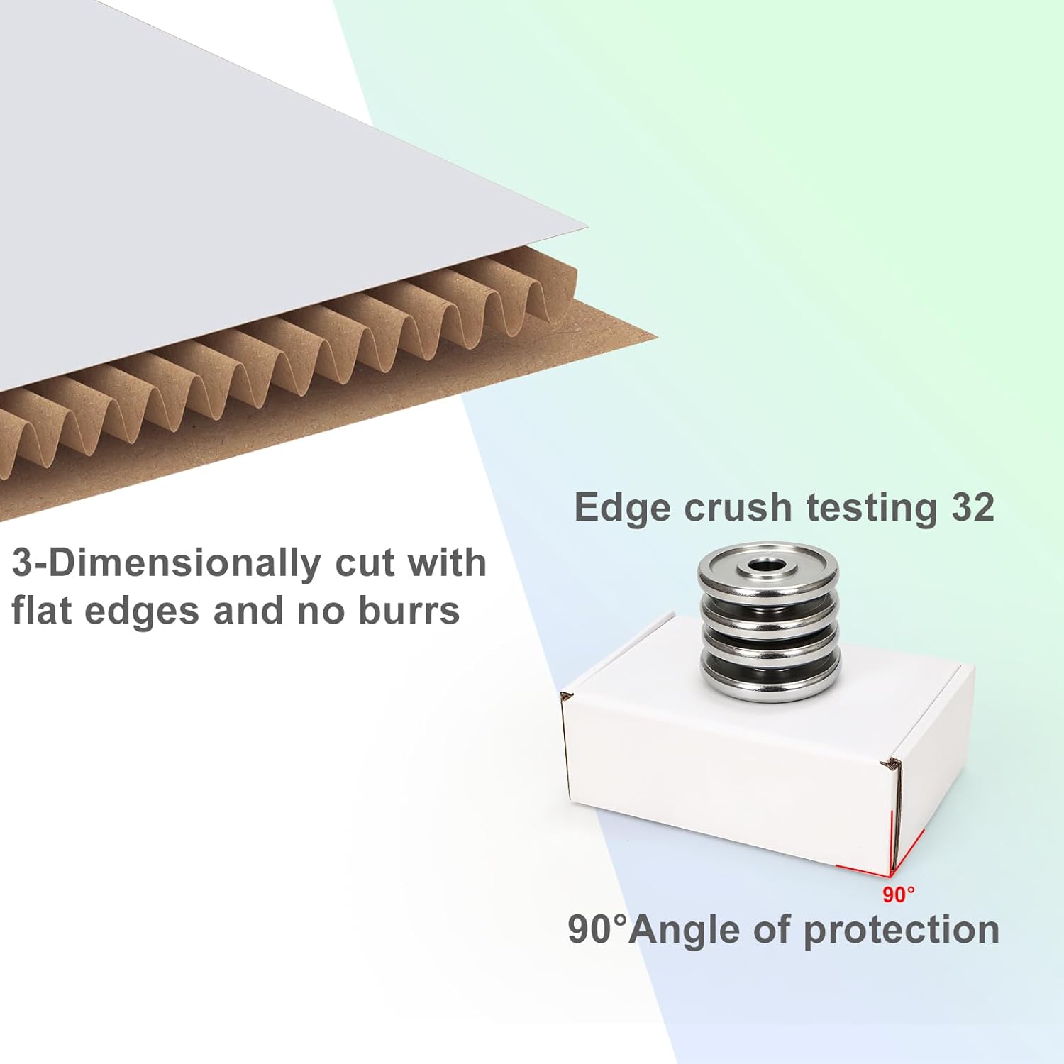 MEBRUDY 6x4x2 Inches Shipping Boxes Pack of 50, Small Corrugated Cardboard Box for Mailing Mailer Packing, White - Image 3