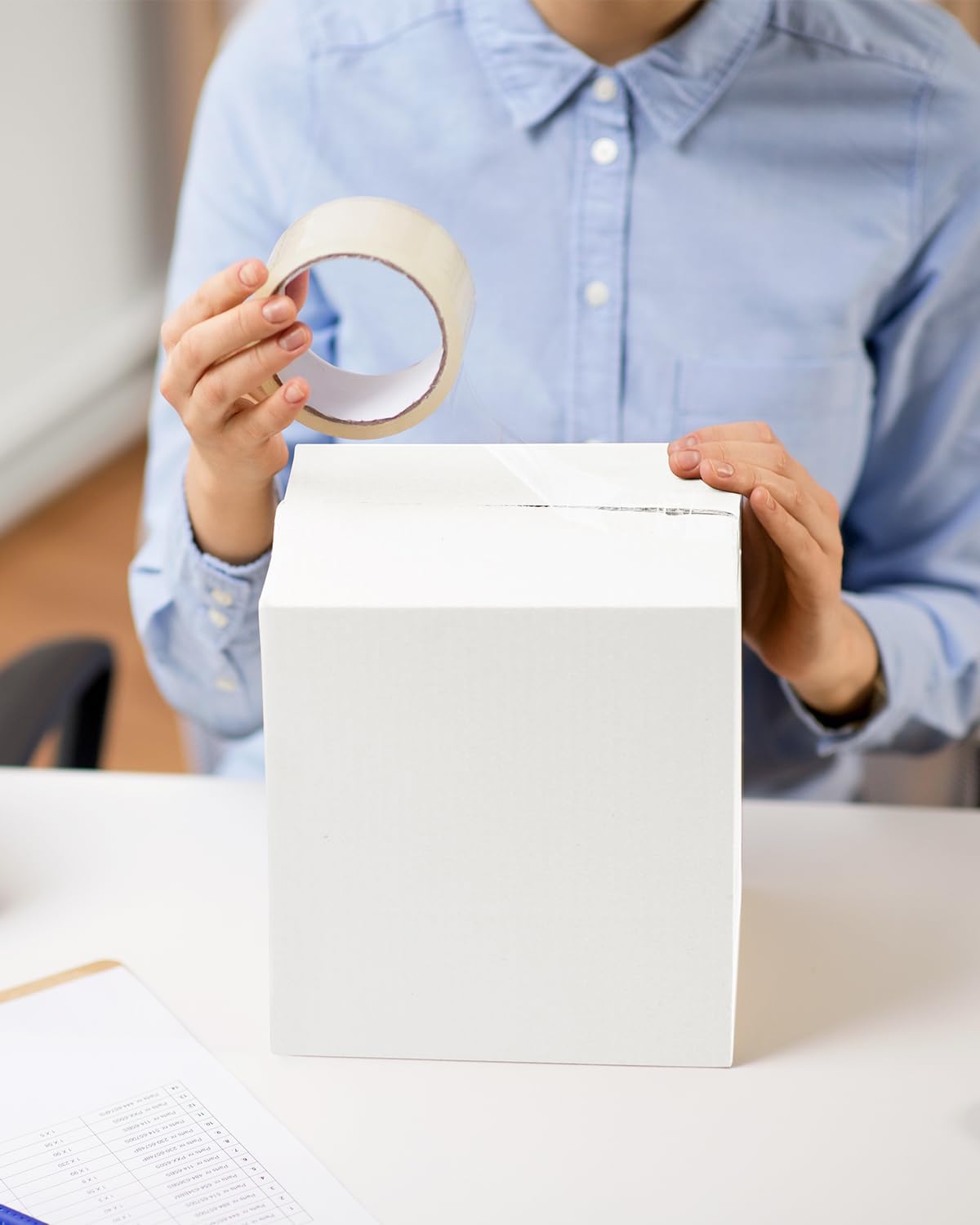 Poever 40-Pack-Small-Shipping-Boxes-9x6x4, Corrugated-Cardboard-Boxes-for-Packaging-Small-Business, White-Boxes-Mailers