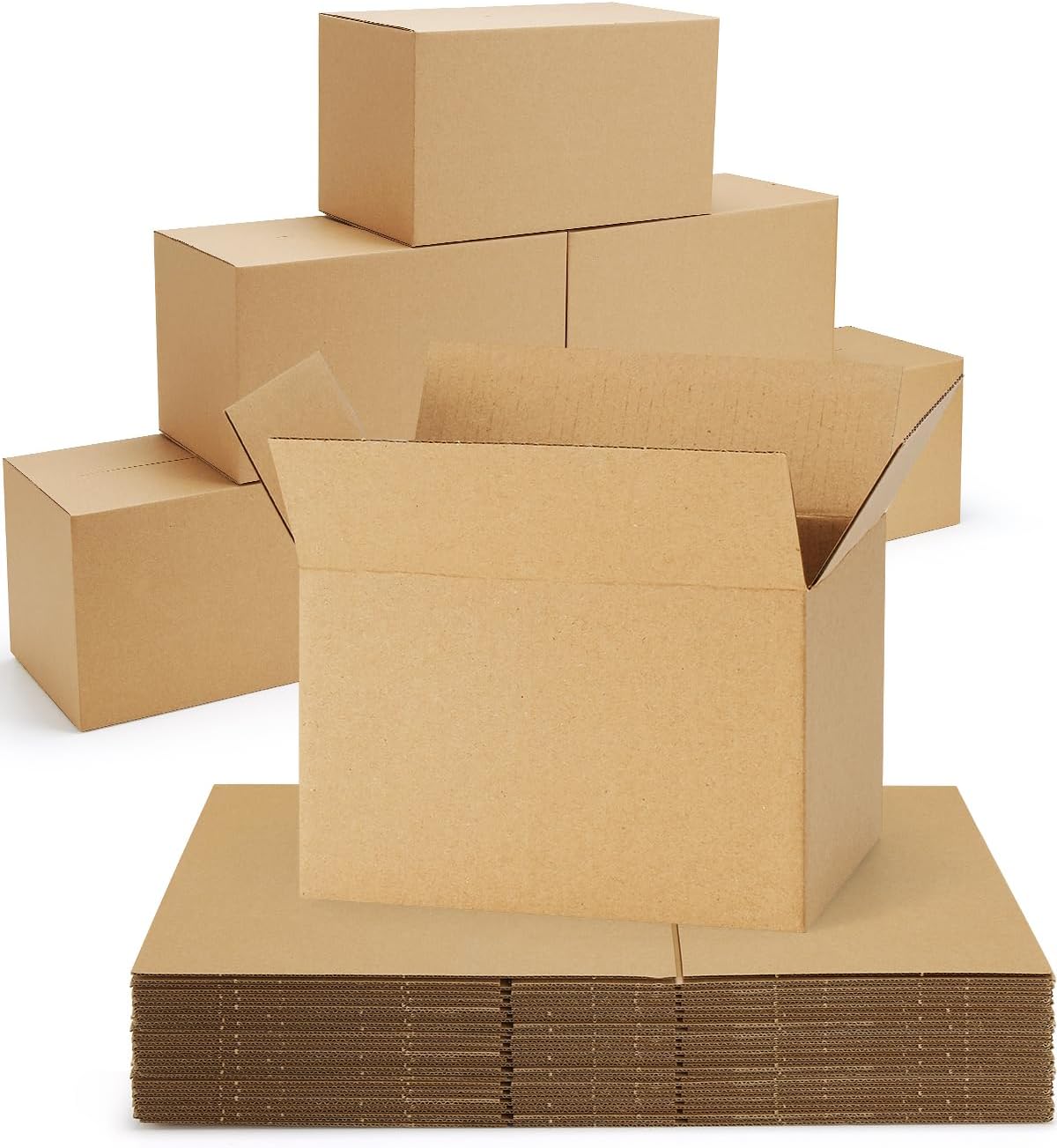 Poever 40-Pack-Small-Shipping-Boxes-9x6x4, Corrugated-Cardboard-Boxes-for-Packaging-Small-Business, White-Boxes-Mailers - Image 8