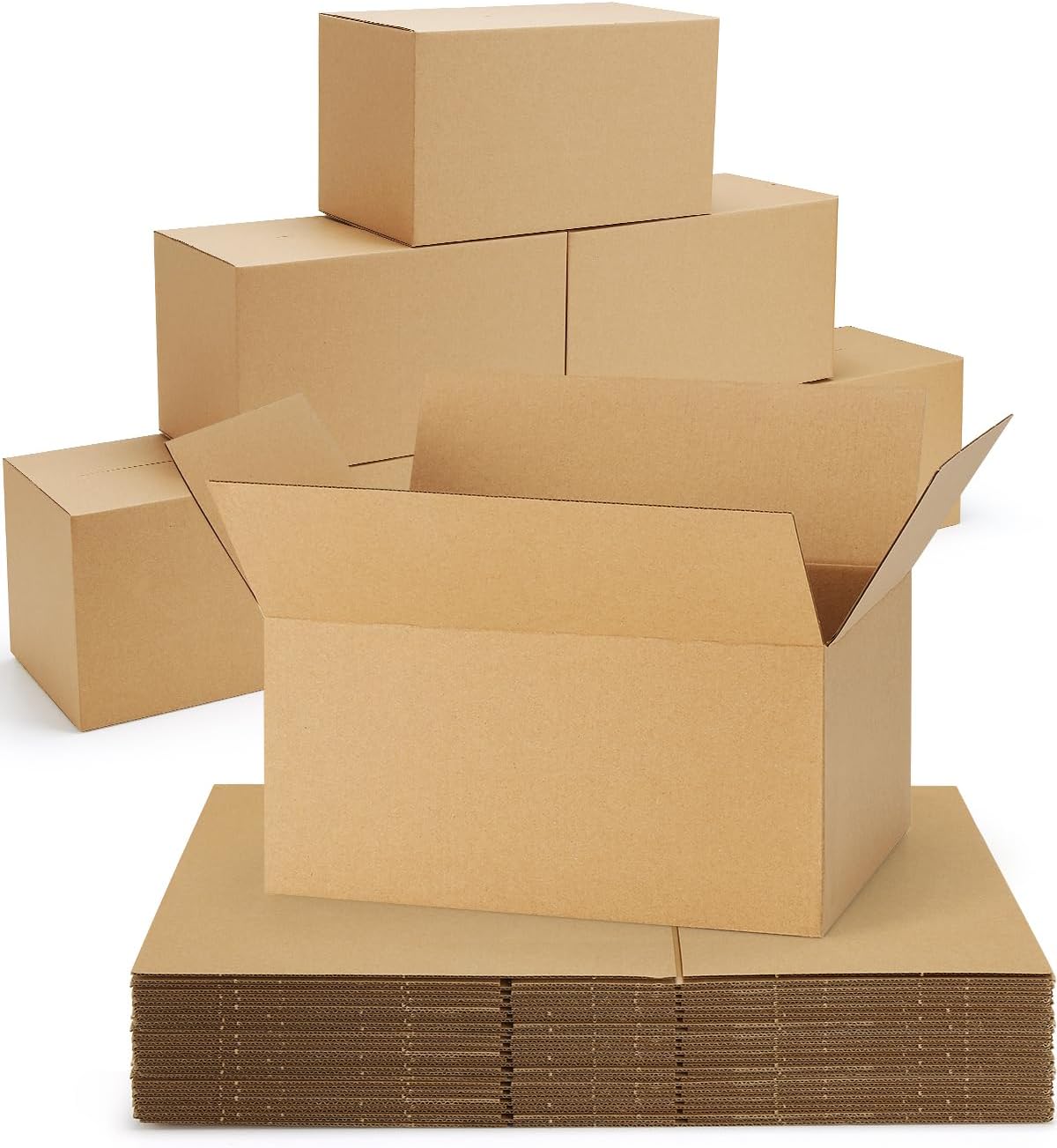 Poever 40-Pack-Small-Shipping-Boxes-9x6x4, Corrugated-Cardboard-Boxes-for-Packaging-Small-Business, White-Boxes-Mailers - Image 9