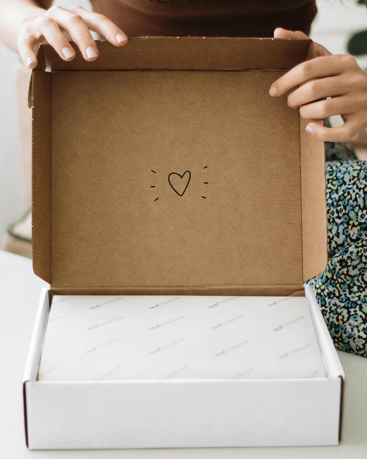 Poever Assorted-Sizes-Shipping-Boxes-45-Pack: 4x4x2 & 6x4x3 & 7x5x2 Small-Shipping-Boxes-Mailers, White Corrugated-Cardboard-Boxes-for-Packing-Small-Business Mailing - Image 5