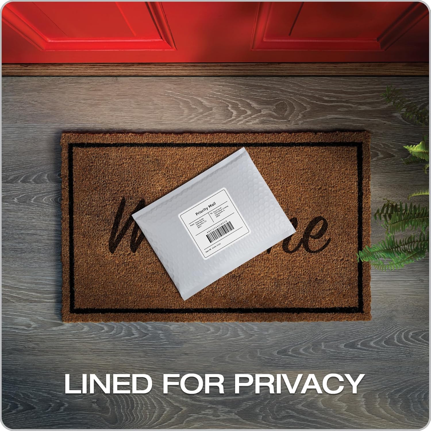 Quality Park Bubble Mailers, 6 x 9 Inch, White Poly Mailers, Padded Envelopes, Shipping Envelopes, Water Resistant, Self Seal, 50 Per Box (QUA85856), Plastic - Image 5