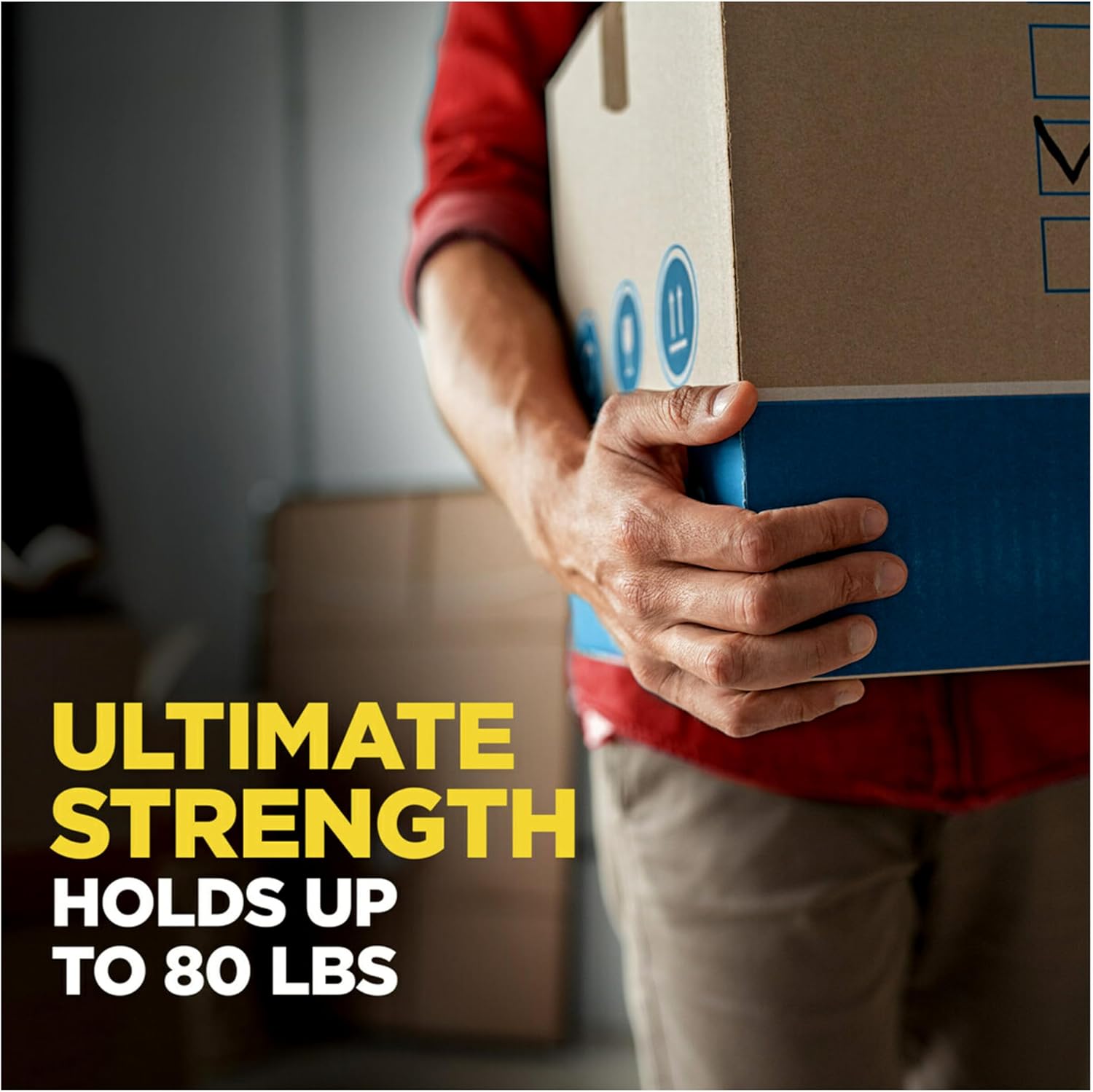 Scotch Heavy Duty Shipping Packing Tape, Clear, Shipping and Packaging Supplies, 1.88 in. x 27.7 yd., 1 Tape Roll with Dispenser - Image 6