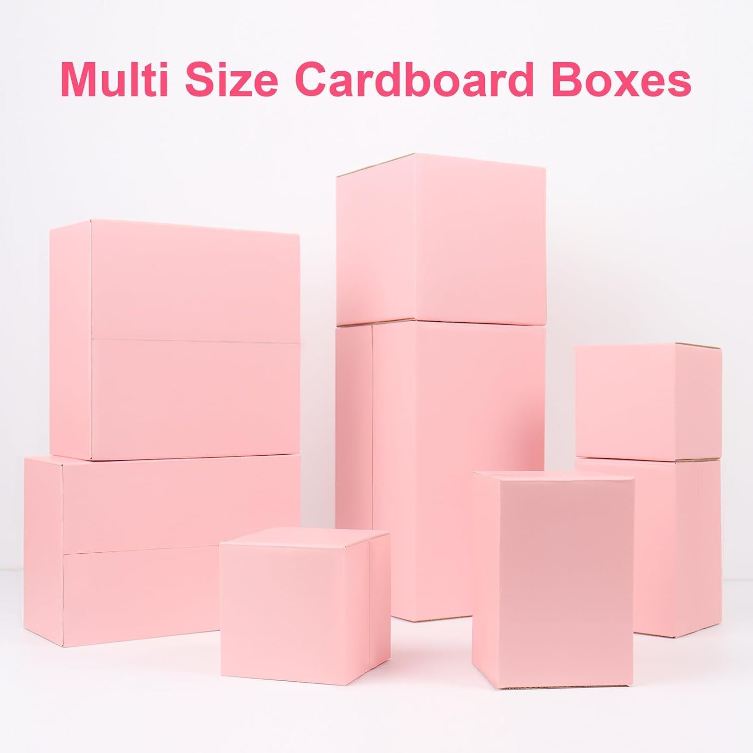 Shipping Boxes Medium 10x7x6 Inches, 30 Pack Mailer Packaging Boxes Bulk, Pink Corrugated Cardboard Boxes for Small Business Mailing Packing - Image 4