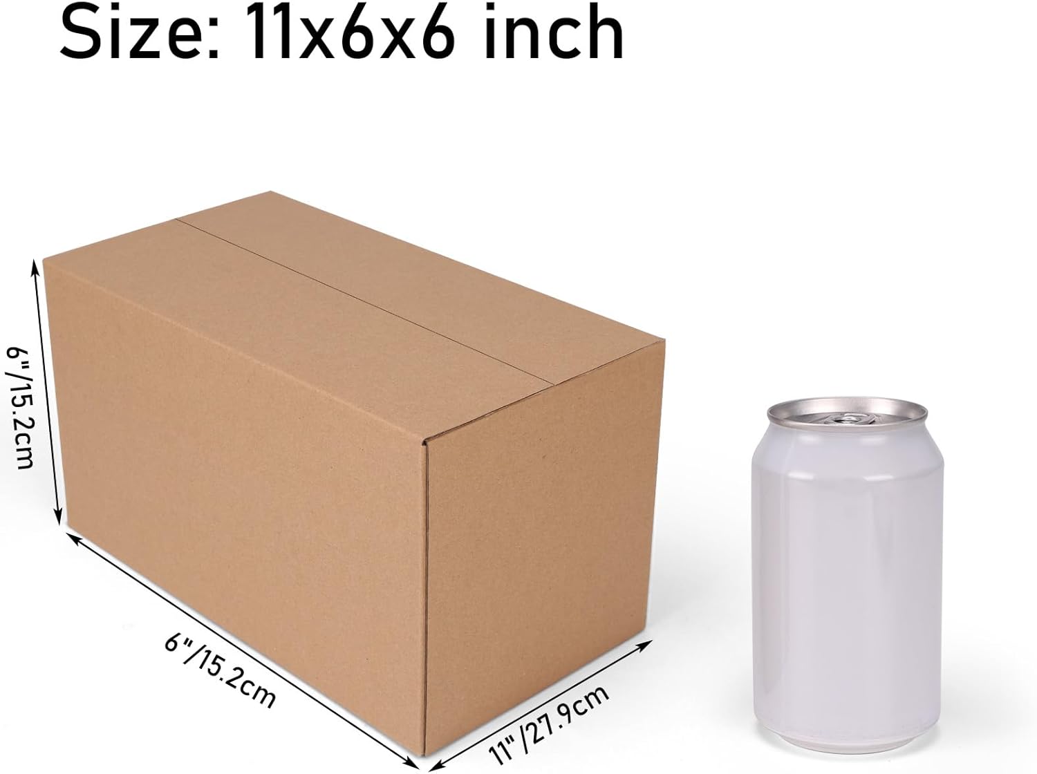 Alternative view of CRUGLA 40 Packs 11x6x6 Shipping Boxes for Small Business, Corrugated Cardboard Boxes Bulk for Shipping Packing Mailing