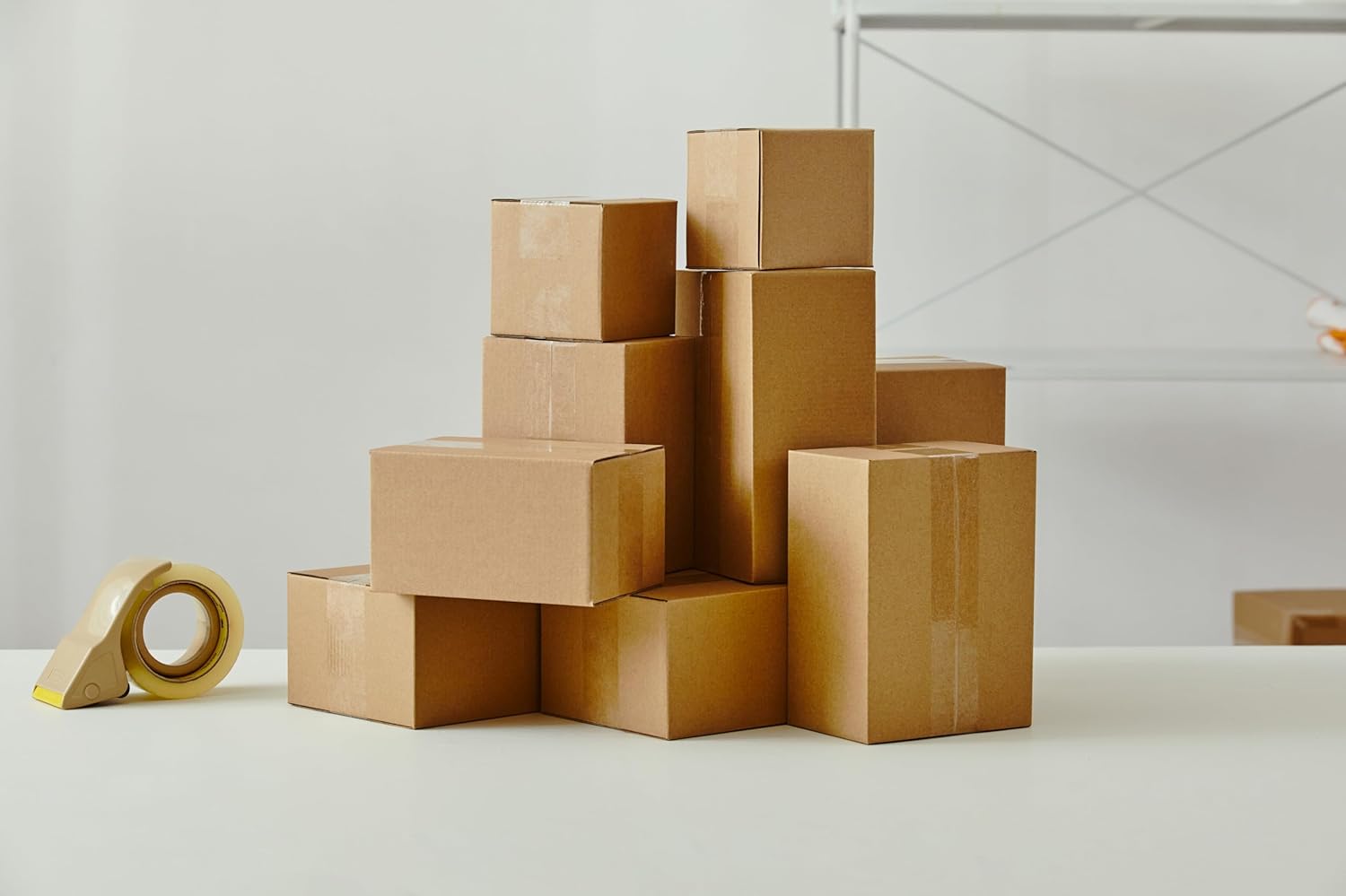 Lujazau 25 Packs Small Shipping Boxes 4X4X4 Inches, Kraft Corrugated Cardboard Boxes, For Small Business, Easy Assemble For Mailing, Moving, Packing And Storing - Image 5