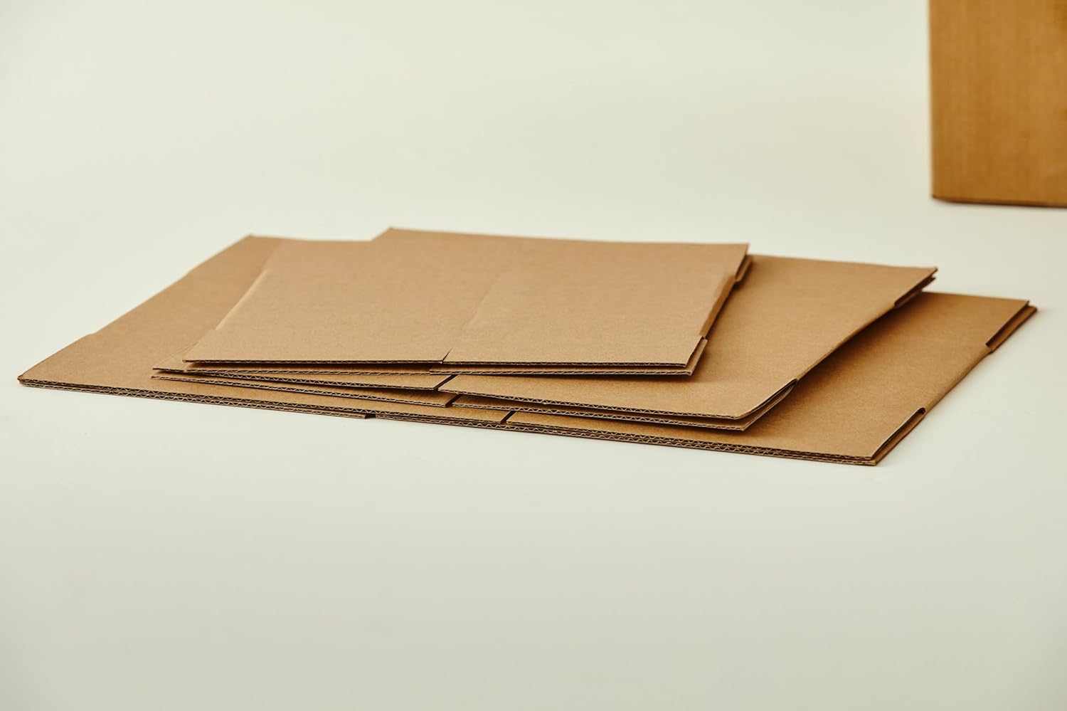 Lujazau 25 Packs Small Shipping Boxes 4X4X4 Inches, Kraft Corrugated Cardboard Boxes, For Small Business, Easy Assemble For Mailing, Moving, Packing And Storing - Image 8