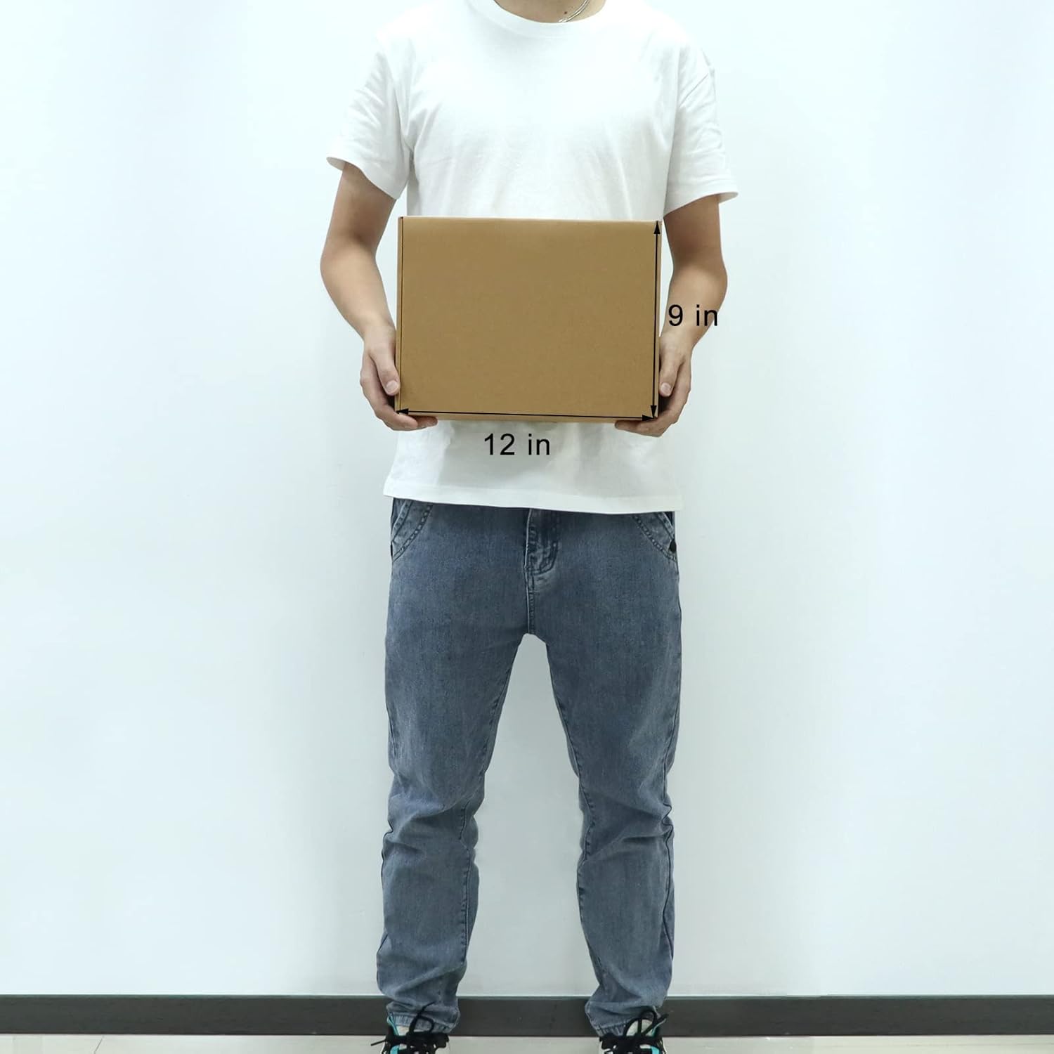 MEBRUDY 12x9x4 Inches Shipping Boxes Pack of 20, Small Corrugated Cardboard Box for Mailing Packing Literature Mailer - Image 4