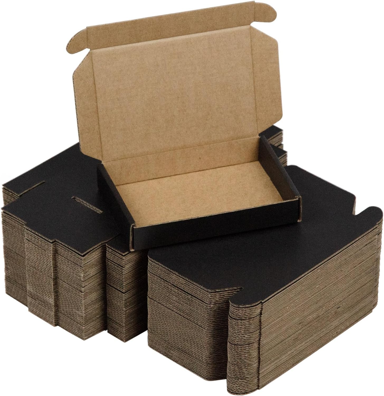 SUNLPH 50 Pack 4x4x1 Inches Small Shipping Boxes, White Corrugated Cardboard Boxes, Moving Mailing Packing Box - Image 7