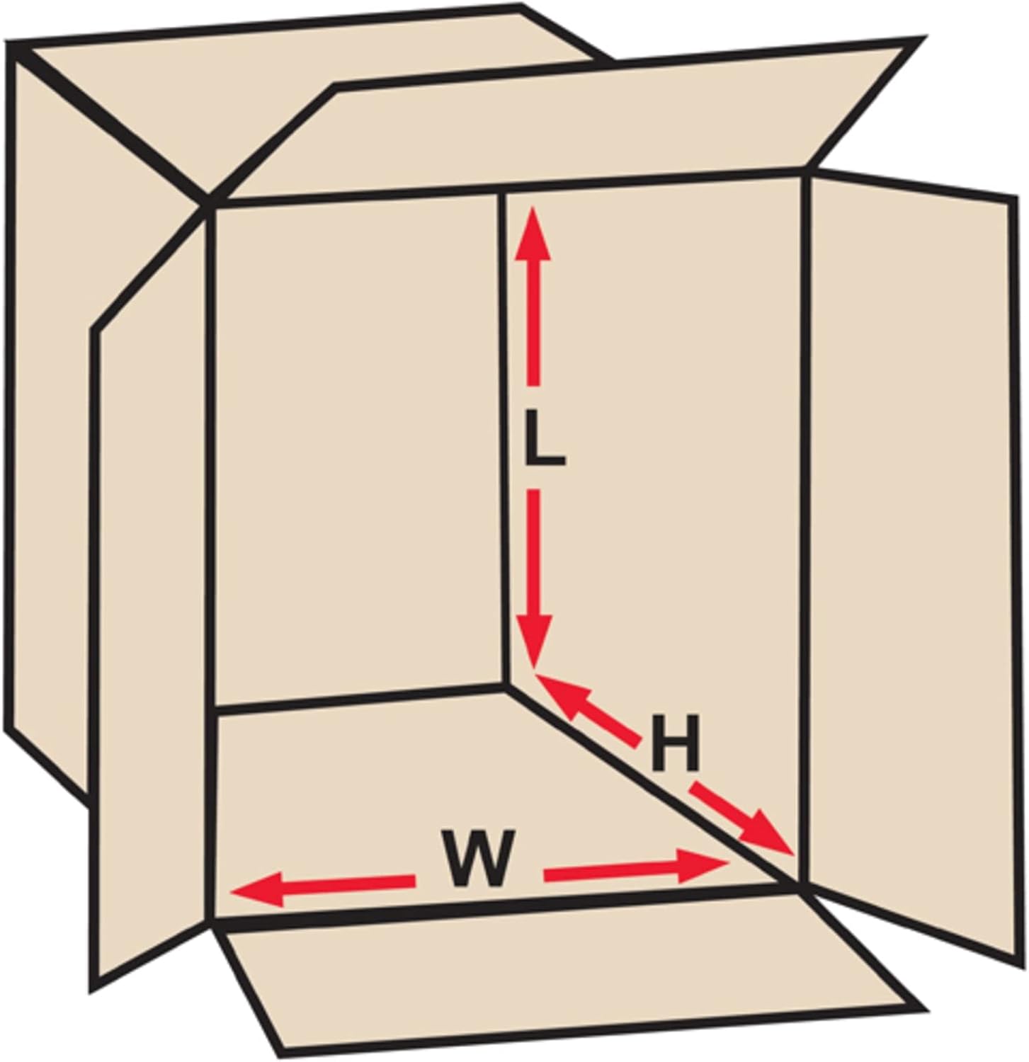 Corrugated Boxes, 12" x 10" x 8" - 25 EACH PER BUNDLE [PRICE is per BUNDLE]