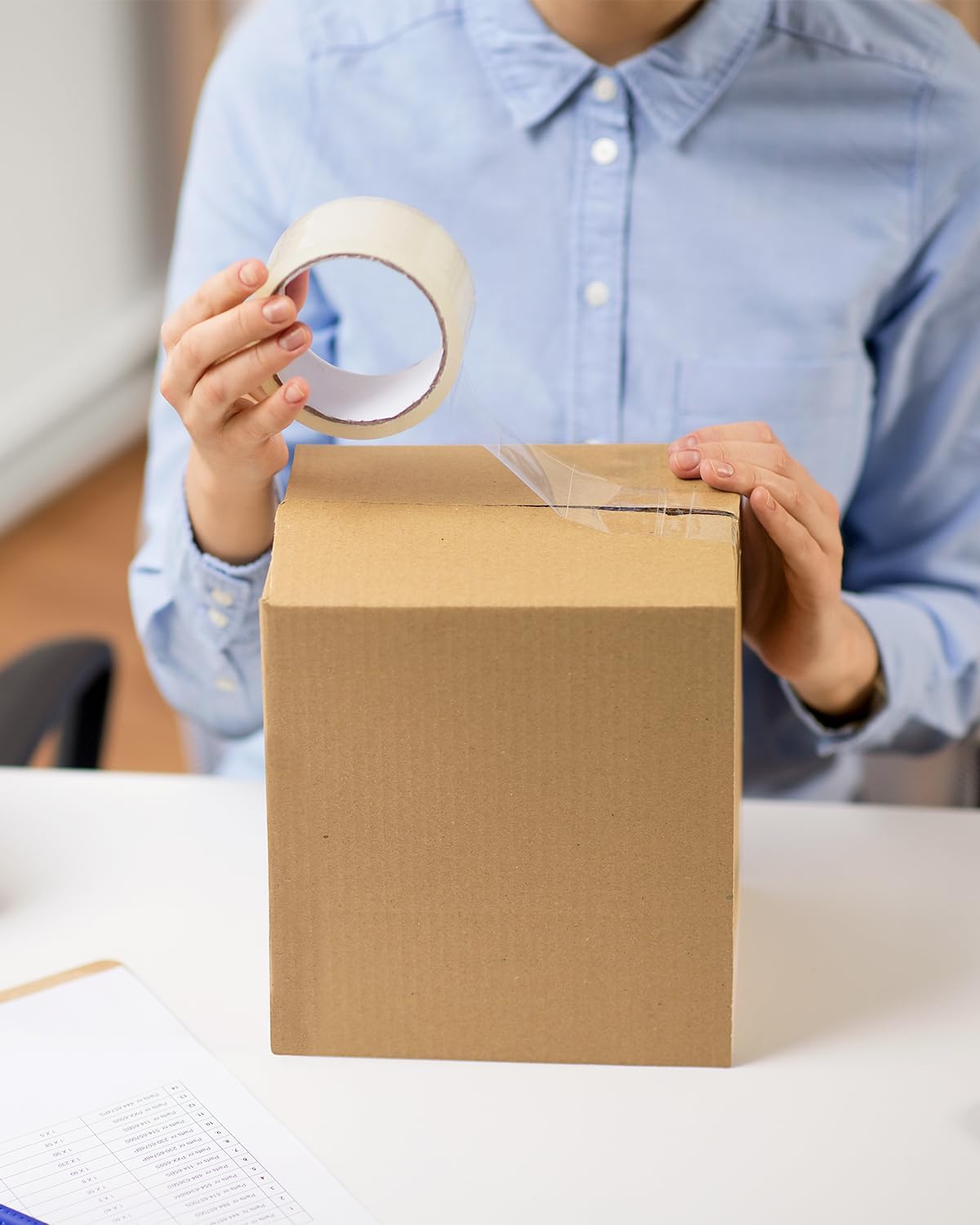 Poever 40-Pack-Small-Shipping-Boxes-6x4x4, Corrugated-Cardboard-Boxes-for-Packaging-Small-Business, Brown-Boxes-Mailers