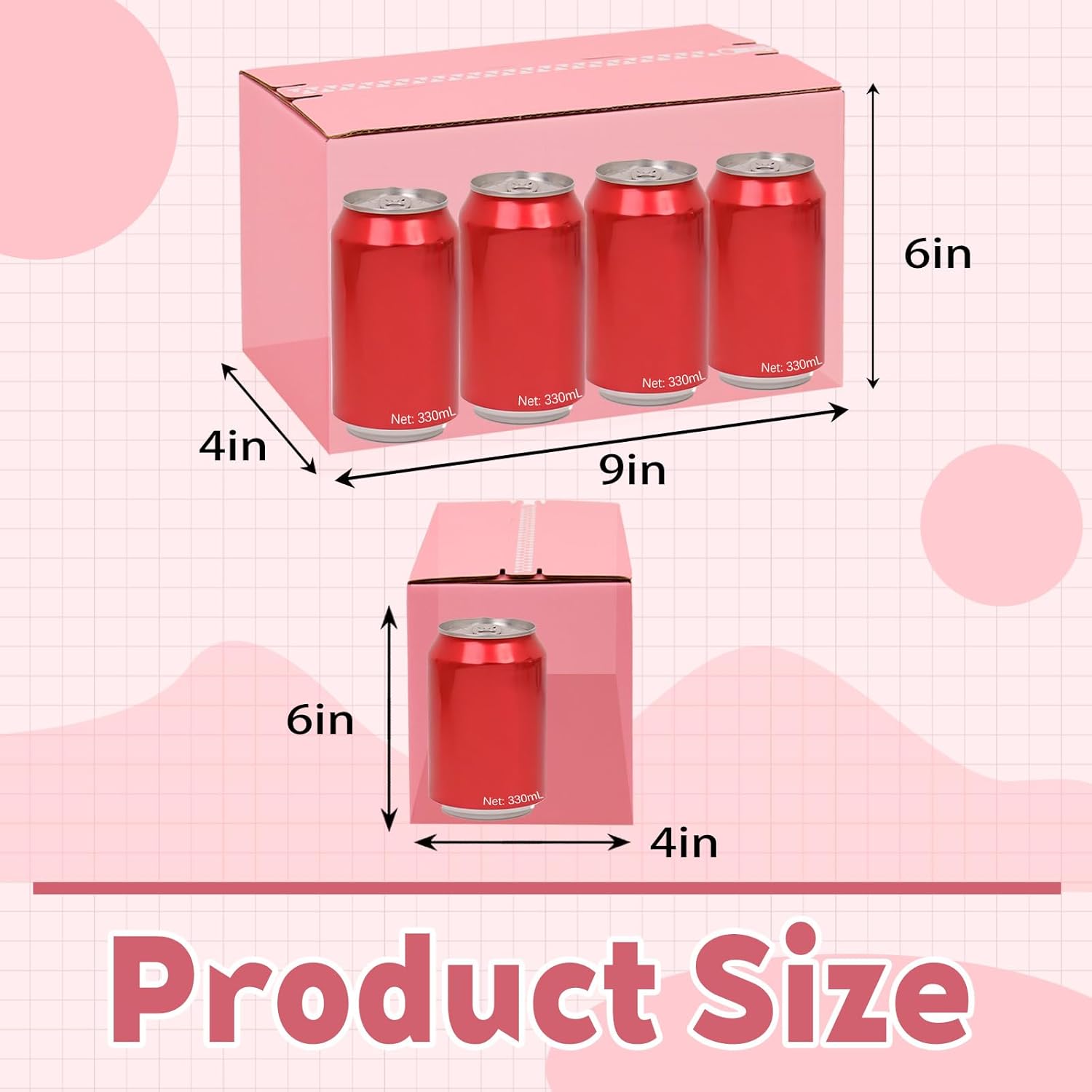 Alternative view of 9x4x6 Pink Shipping Boxes with Tear Strip, 30 Pack Self-Adhesive Shipping Boxes Medium, Zipper Corrugated Mailing Boxes for Packaging Small Business