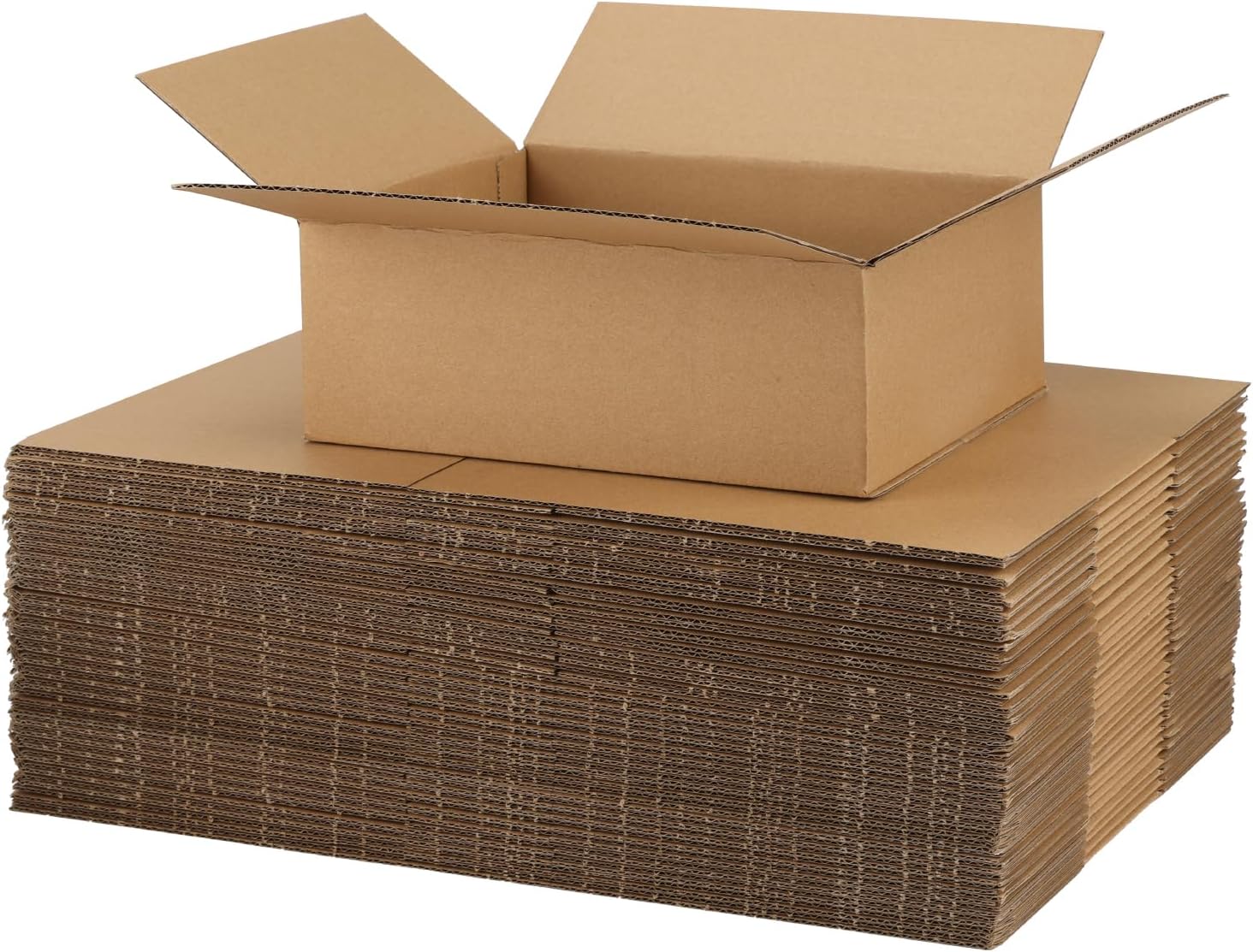 CRUGLA 10x8x6 White Shipping Boxes Set of 25, White Corrugated Cardboard Boxes for Small Business Shipping Mailing Packing - Image 8