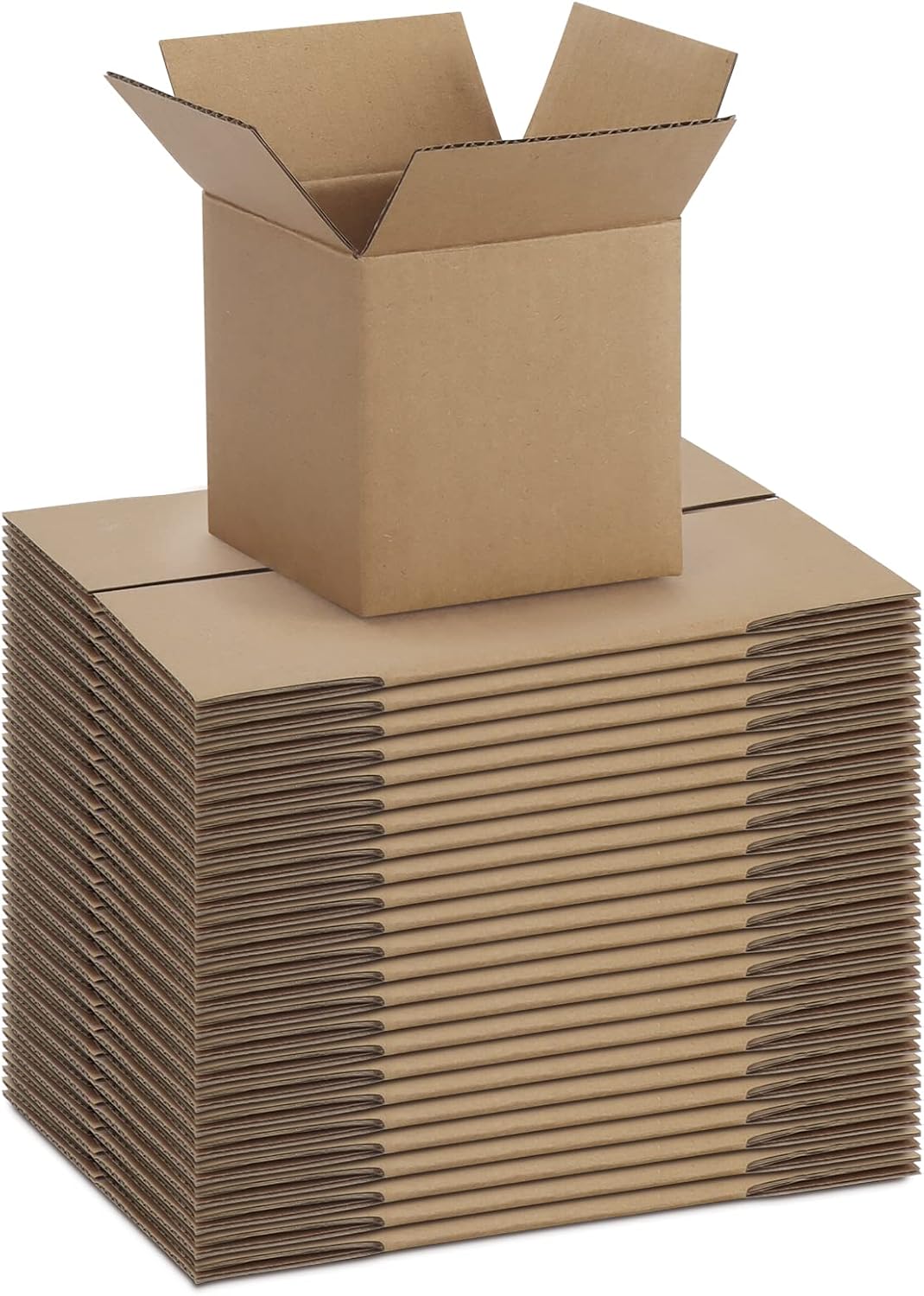 CRUGLA 10x8x6 White Shipping Boxes Set of 25, White Corrugated Cardboard Boxes for Small Business Shipping Mailing Packing - Image 9