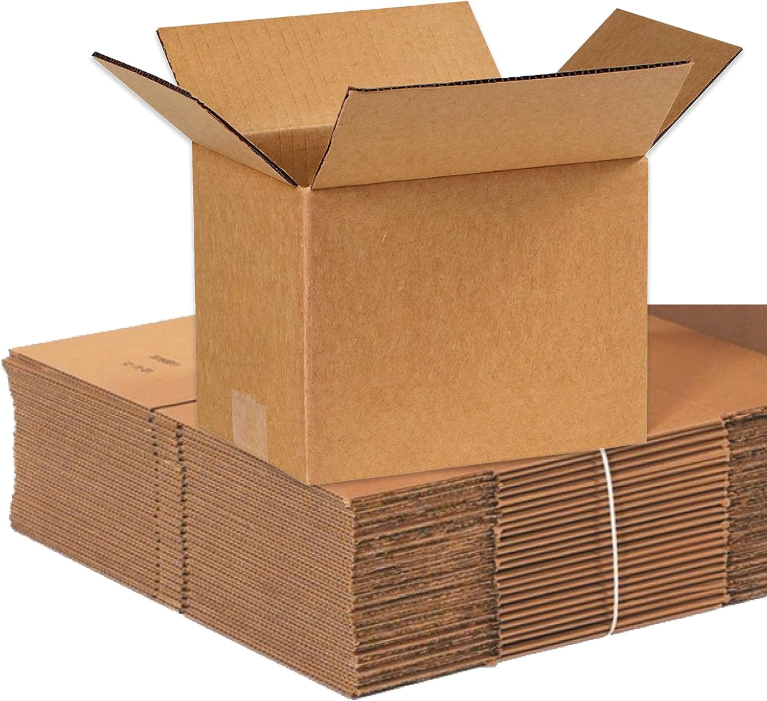 Alternative view of Partners Brand 8 x 6 x 6 Corrugated Cardboard Boxes, 8"L x 6"W x 6"H | Shipping, Packaging, Moving, Storage Box for Business, Strong Wholesale Bulk Boxes 866, (Pack of 25)