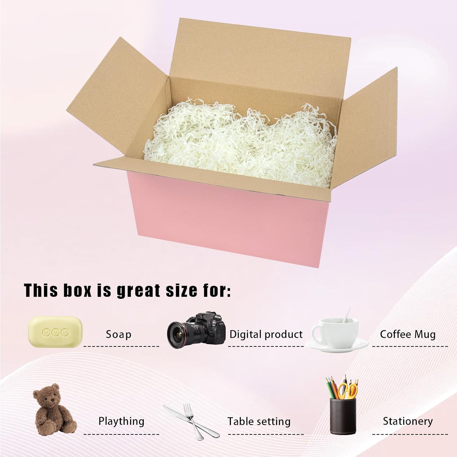 Pink Shipping Boxes 10x7x6 Inches, 30 Pack Mailer Boxes for Small Business, Corrugated Cardboard Boxes for Packaging, Shipping, Mailing - Image 5