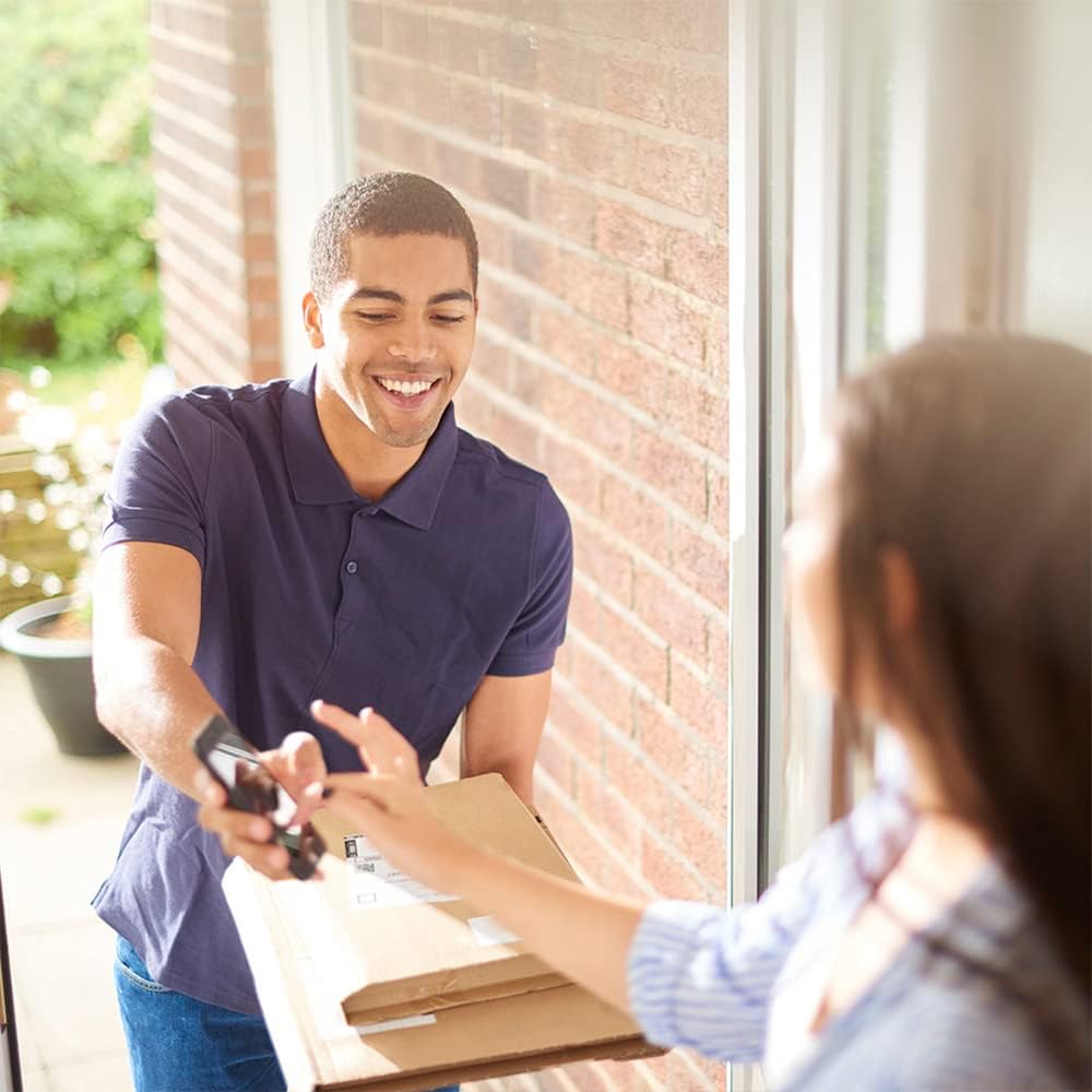 CH-BOX 50 Pack 4x4x4'' Small Shipping Boxes, Corrugated Cardboard Mailers for Business, White (LM444)