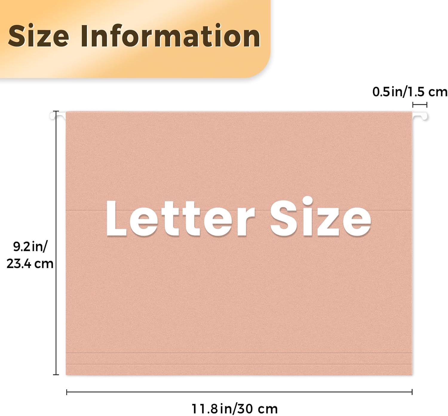 SUNEE Hanging File Folders, 6 Pack Letter Size Hanging File Folders with 1/5-Cut Tabs, Ideal for Home and Office Organization and Papers Classification,Morandi Colors