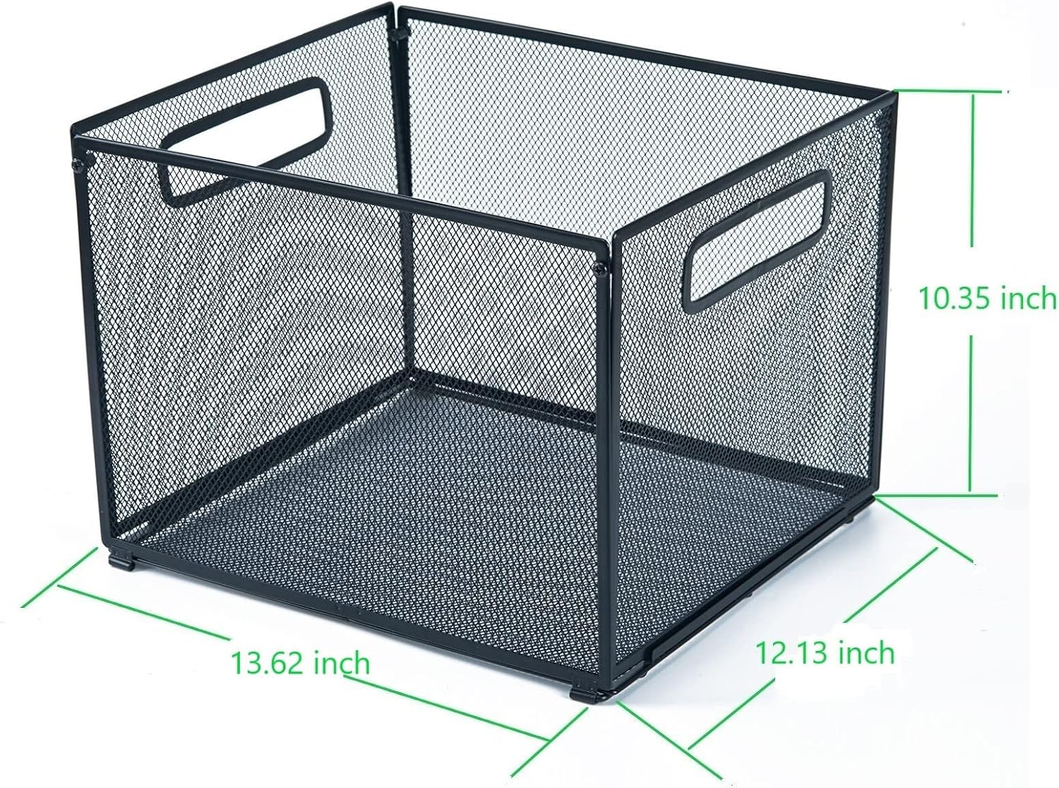 Alternative view of SETTFRFE Letter Size Hanging Folder Organizer,Metal Mesh Hanging File Folder Box,Office File Baskets,Black