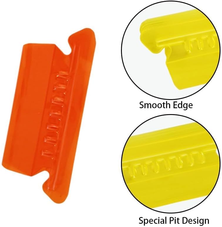 Alternative view of 60 Pcs File Folder Tabs with 60 Inserts, 6-Color Hanging Folder Tabs Plastic Index Dividers for Office File Organization, 2-Inch Clear PVC Filing System Supplies