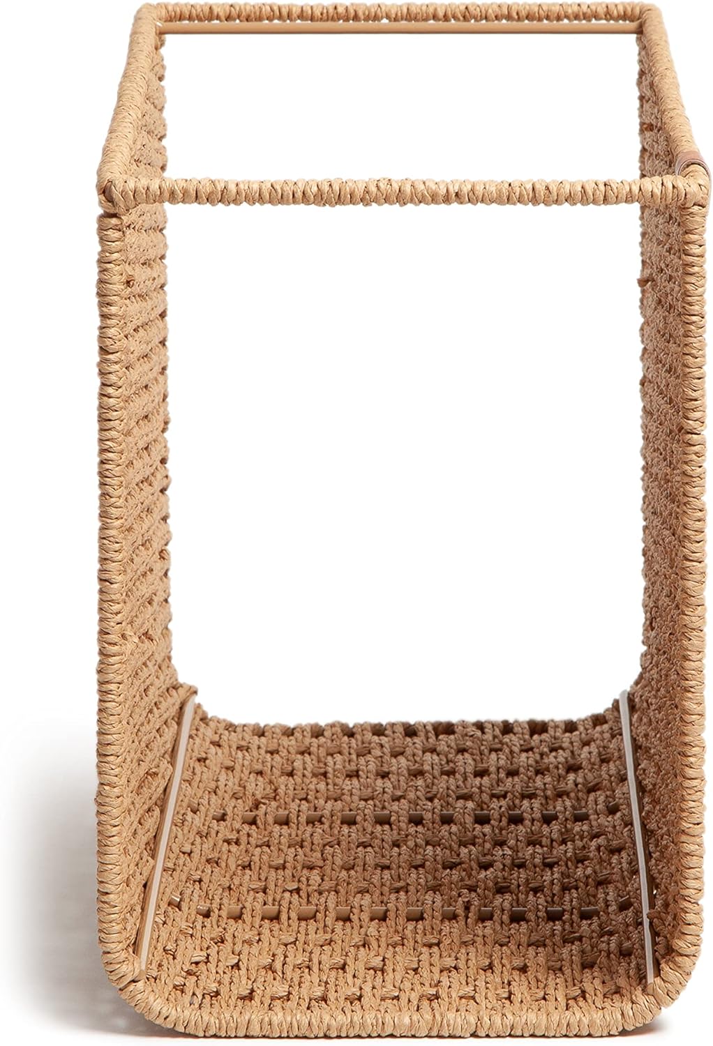 Alternative view of U Brands Woven Hanging File Basket, Office Organization Supplies, 1 Count